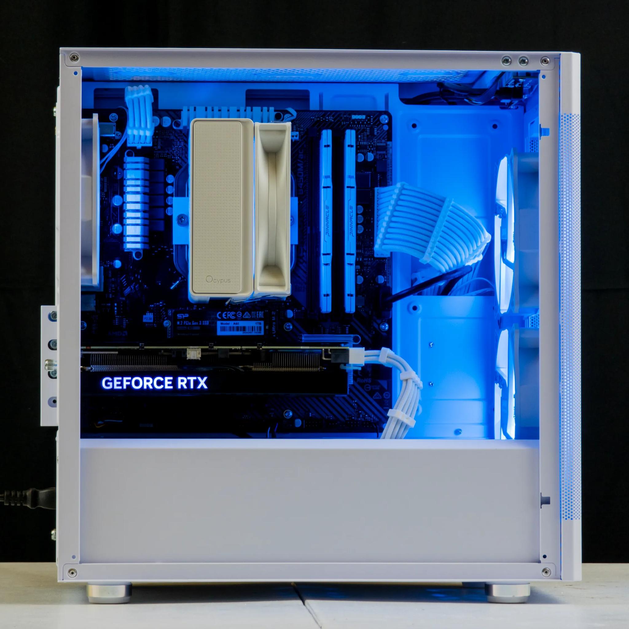 🤍🖤 RTX 4060Ti / Ryzen 7 3700X / 32GB Gaming PC 🖤🤍