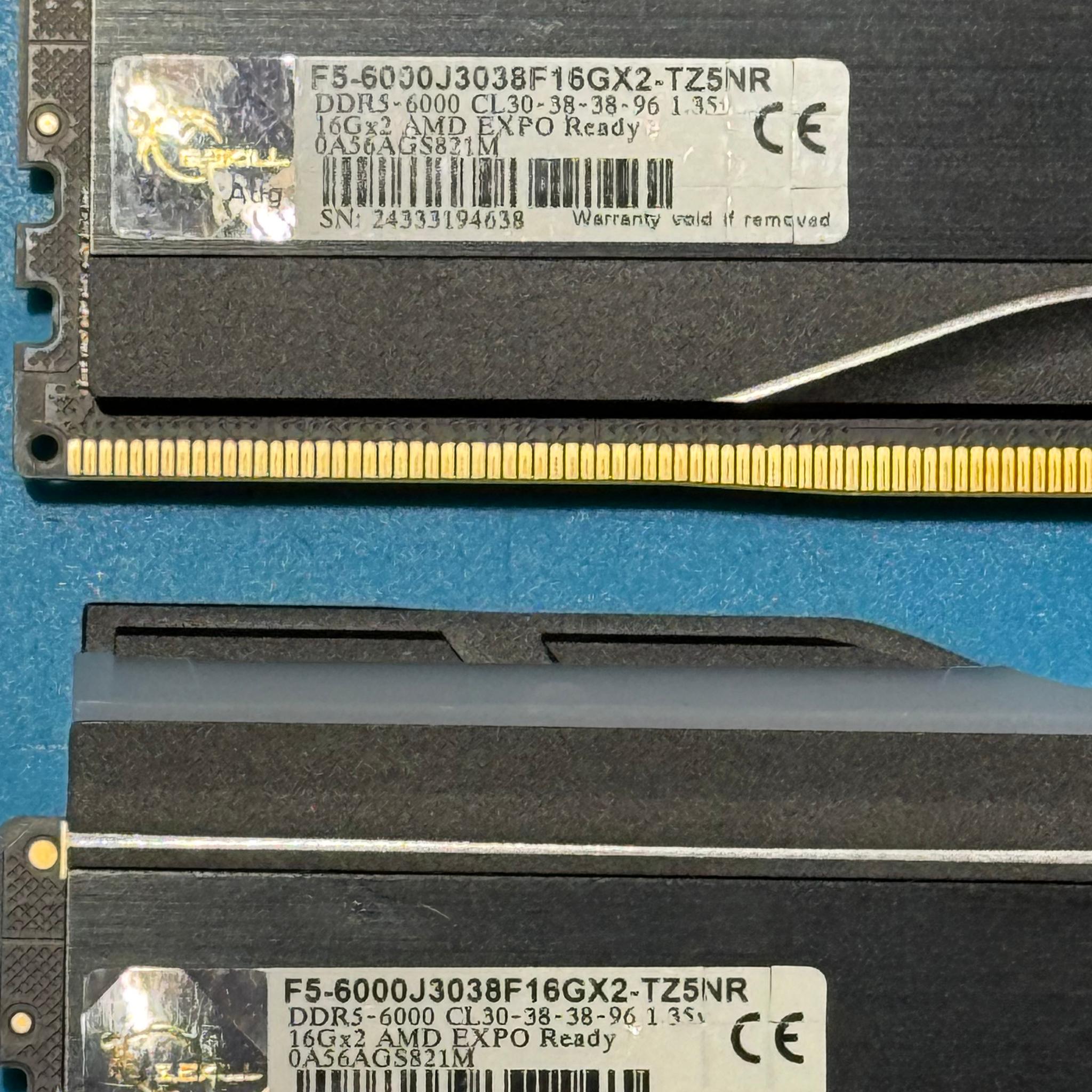 G.SKILL Trident Z5 Neo RGB 32GB (2×16GB) DDR5-6000 CL30 AMD EXPO – Like New