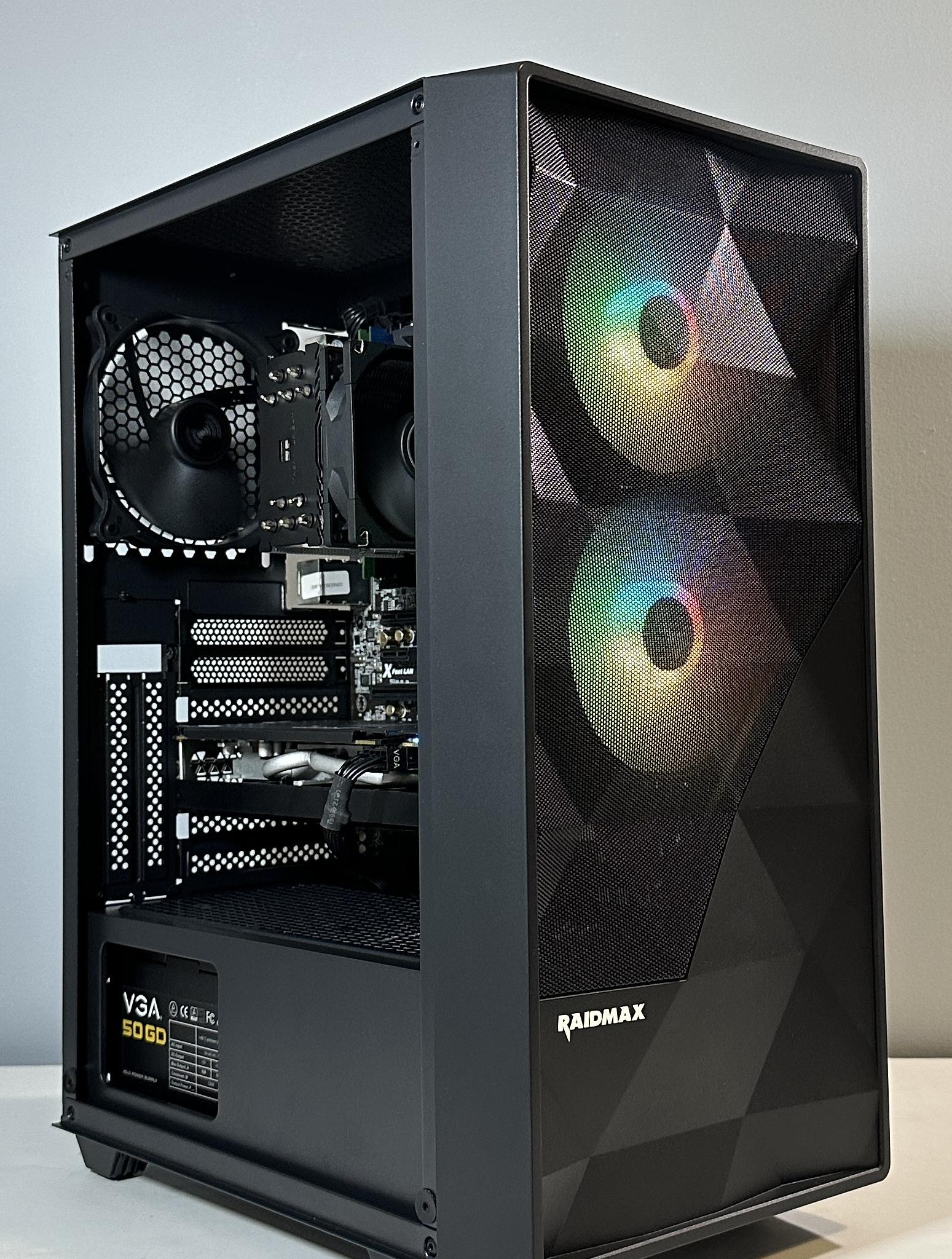 RX 580 8GB | INTEL i7-3820 | 16GB RAM | 480GB SSD | Custom RGB Gaming PC WIFI WIN10