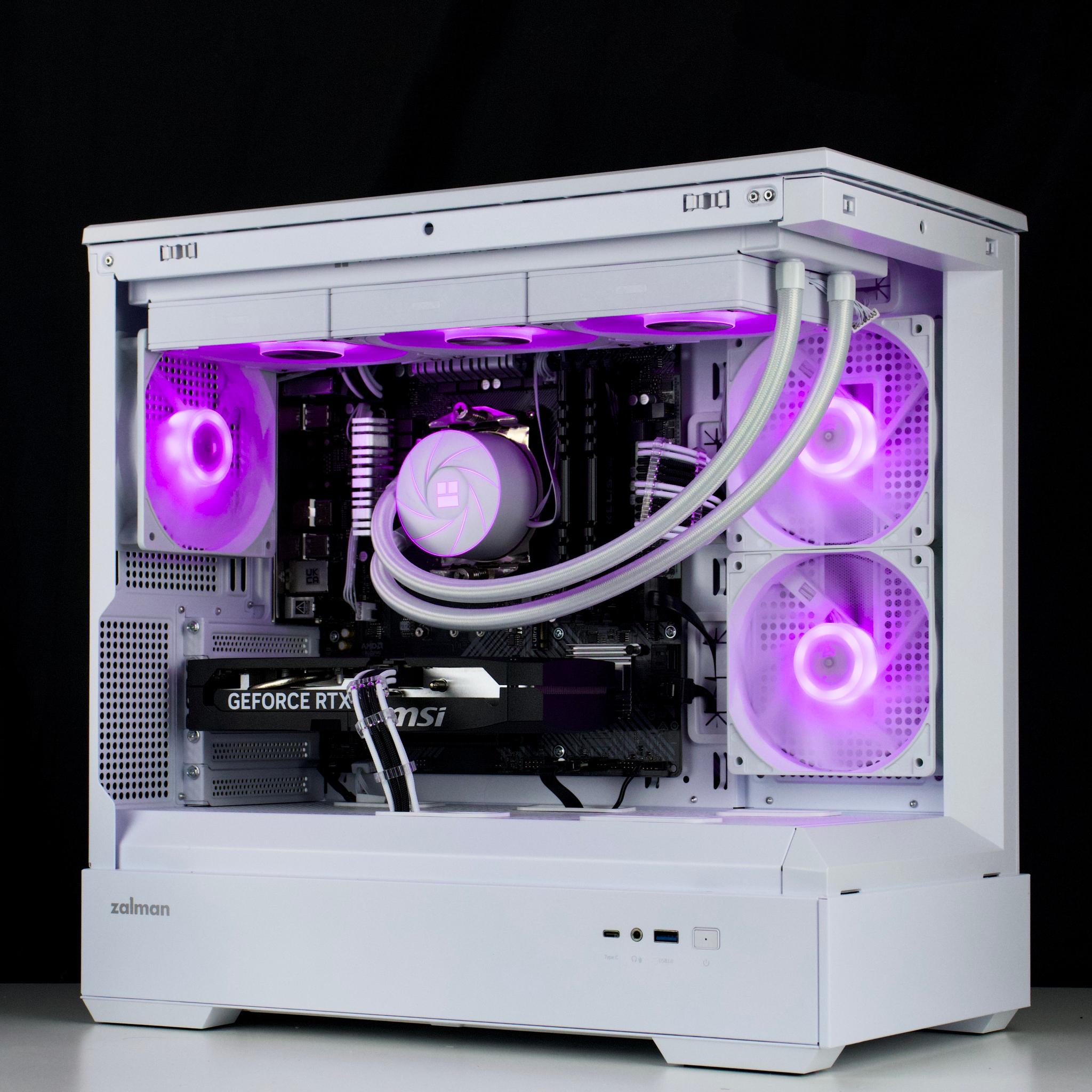 🧊❄️🧊 White Gaming PC – RTX 5060 TI, Ryzen 7 5700X, 32GB RAM, 1TB SSD - WiFi 🧊❄️🧊