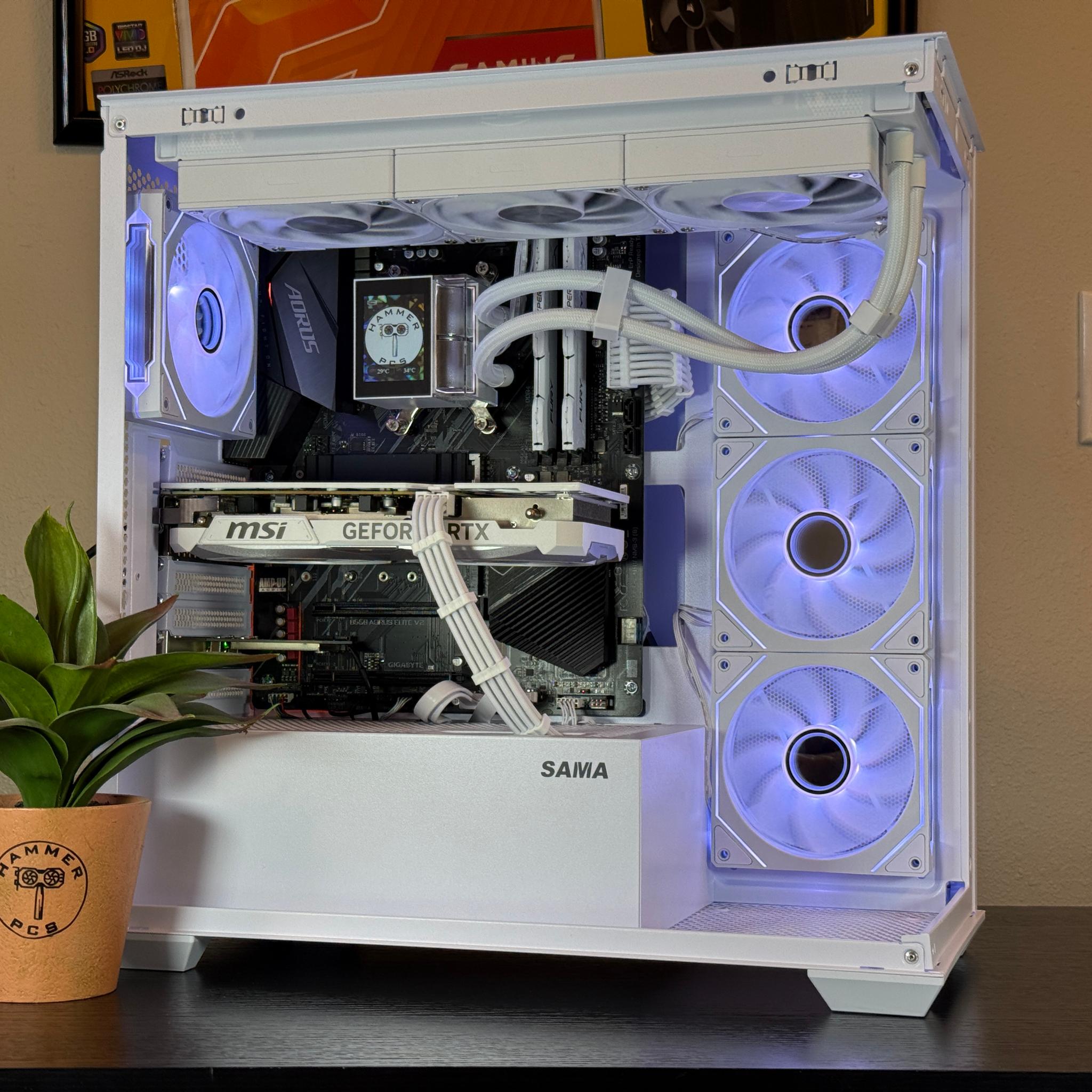 ☁️RTX 4070, Ryzen 7 5800X, 32gb RAM, 1TB NVMe SSD☁️| Gaming/Streaming PC | Customizable Screen!