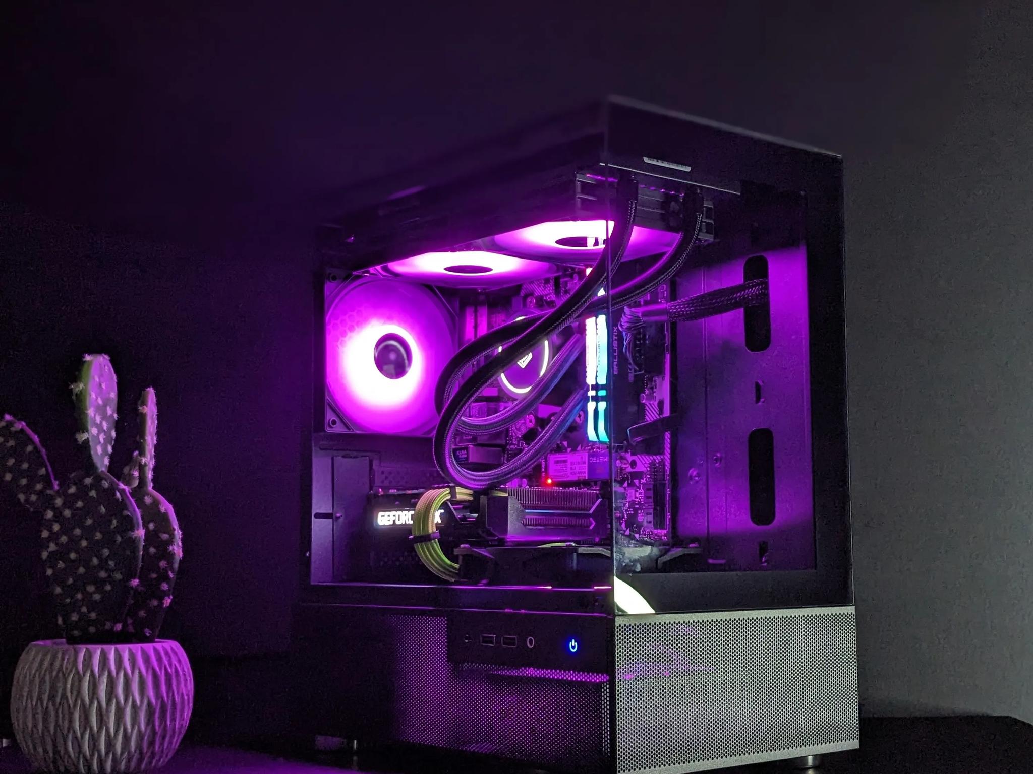 Liquid-Cooled Gaming PC⚫️ RTX 3060 12GB⚫️Ryzen 5 5500⚫️ 16GB RAM⚫️ 1TB M.2. NVMe SSD⚫️ Windows 11