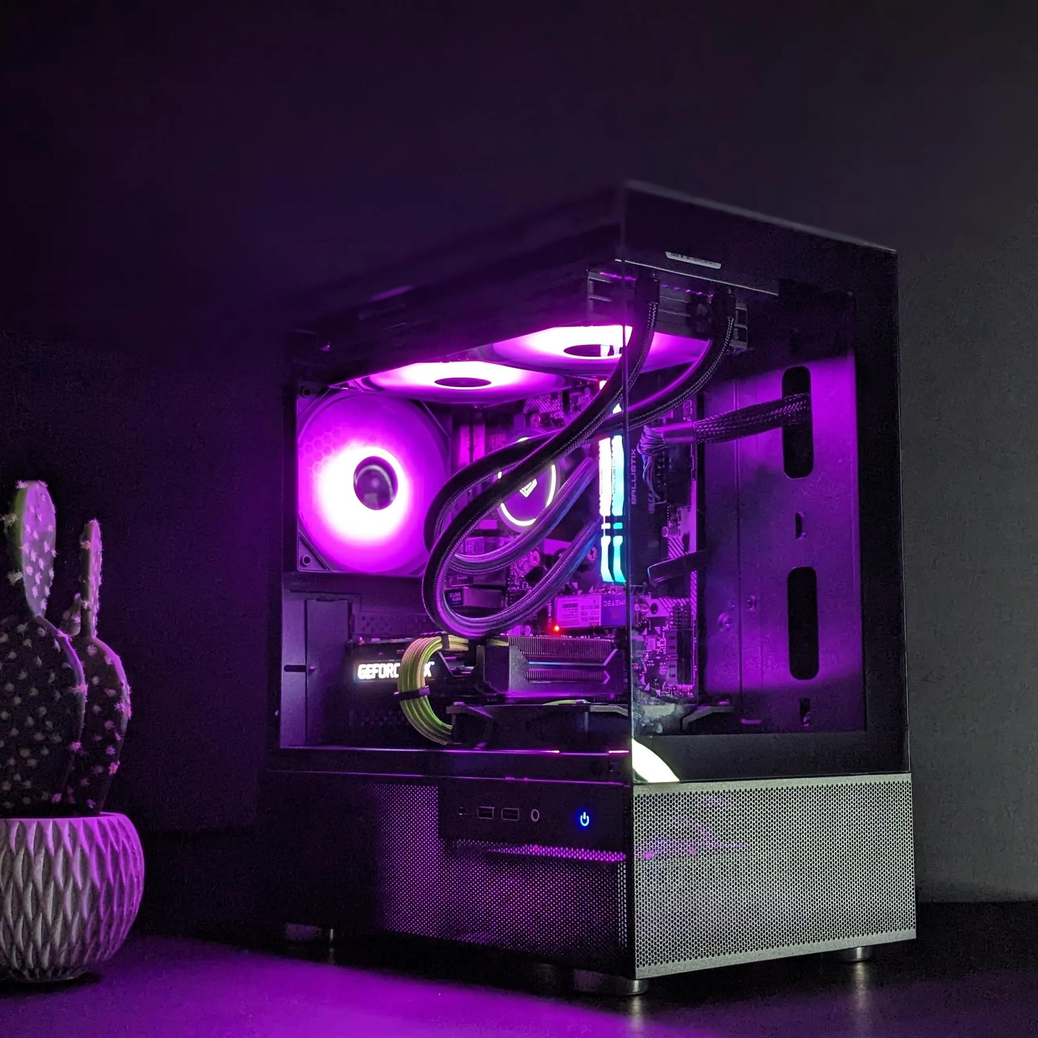 Liquid-Cooled Gaming PC⚫️ RTX 3060 12GB⚫️Ryzen 5 5500⚫️ 16GB RAM⚫️ 1TB M.2. NVMe SSD⚫️ Windows 11