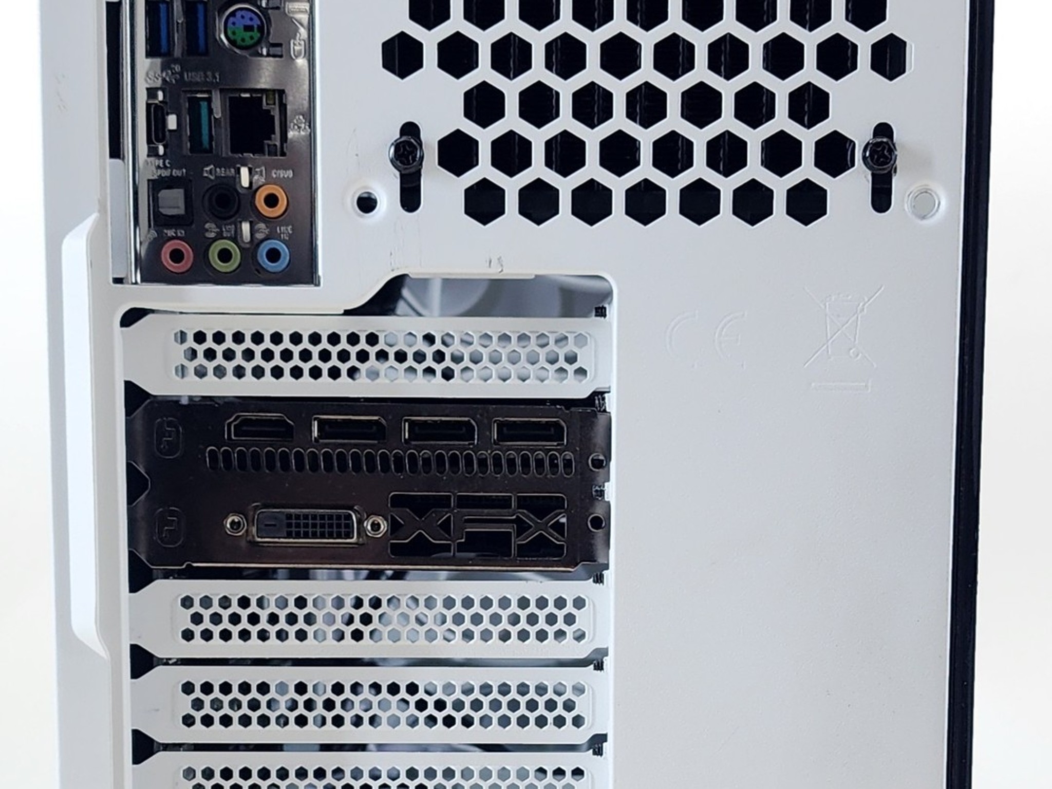 Gaming PC i7-6700K 16GB RAM 512GB SSD RX 580 8GB Windows 11 Computer