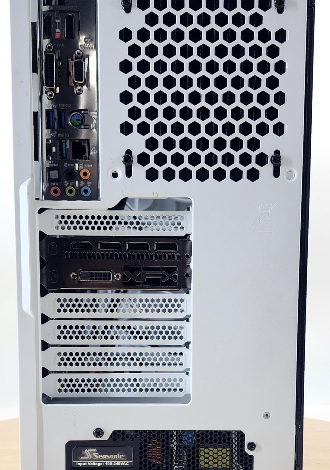 Gaming PC i7-6700K 16GB RAM 512GB SSD RX 580 8GB Windows 11 Computer