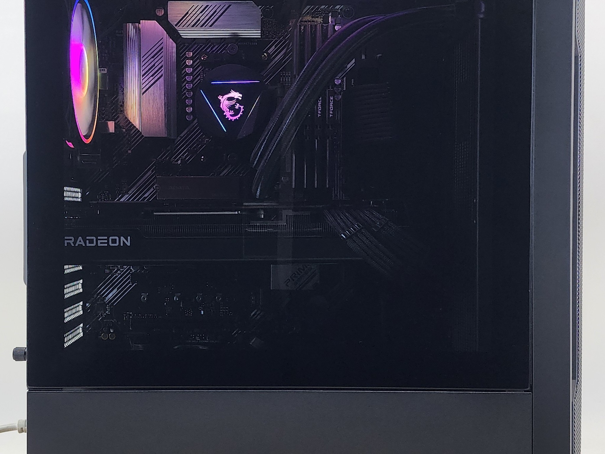 Gaming PC Ryzen 7 5700X3D 32GB RAM 1TB SSD RX 7800 XT 16GB Windows 11 Computer