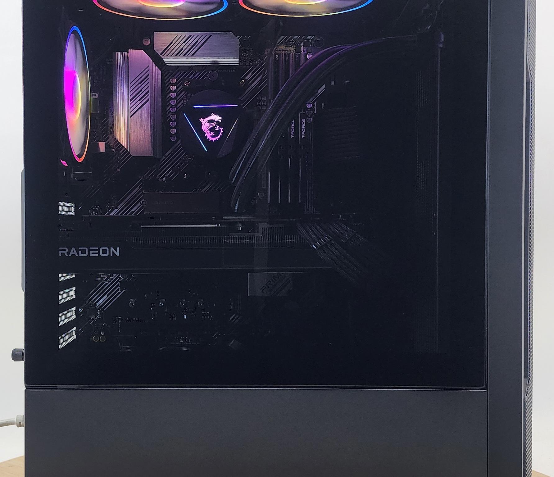 Gaming PC Ryzen 7 5700X3D 32GB RAM 1TB SSD RX 7800 XT 16GB Windows 11 Computer