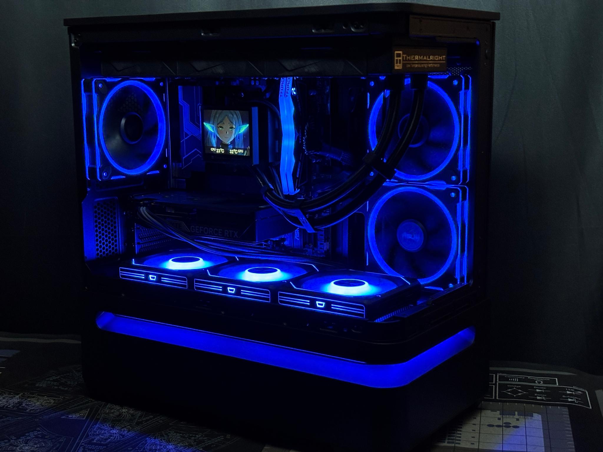 💙TRON PC💙 RTX 5060 | Ryzen 7600X | 16gb DDR5 | 1 TB M.2 SSD
