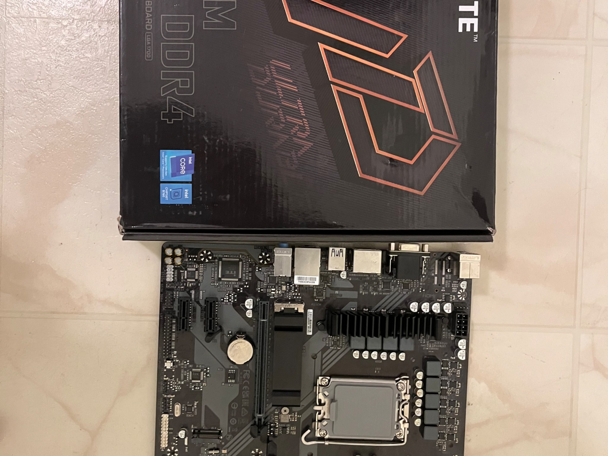 GIGABYTE B760M DS3H DDR4 (LGA 1700/ Intel/ B760/ M-ATX/ DDR4/ Dual M.2/ PCIe 4.0)