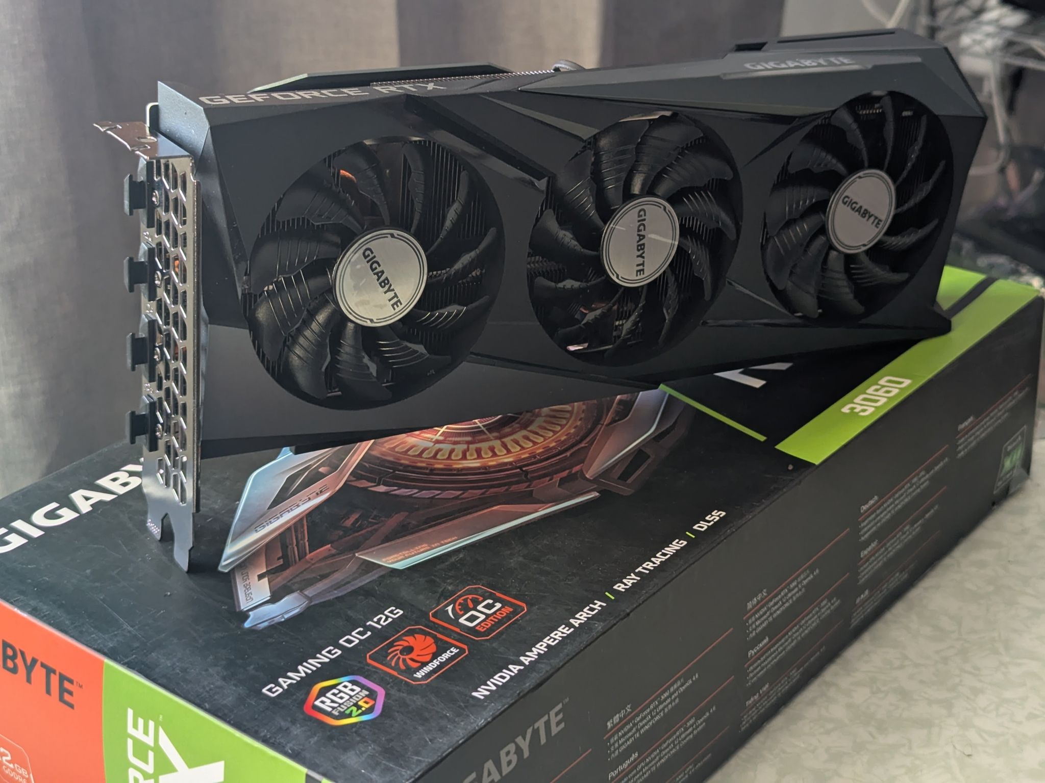 GIGABYTE GeForce RTX 3060 Gaming OC 12GB Graphics Card Open Box