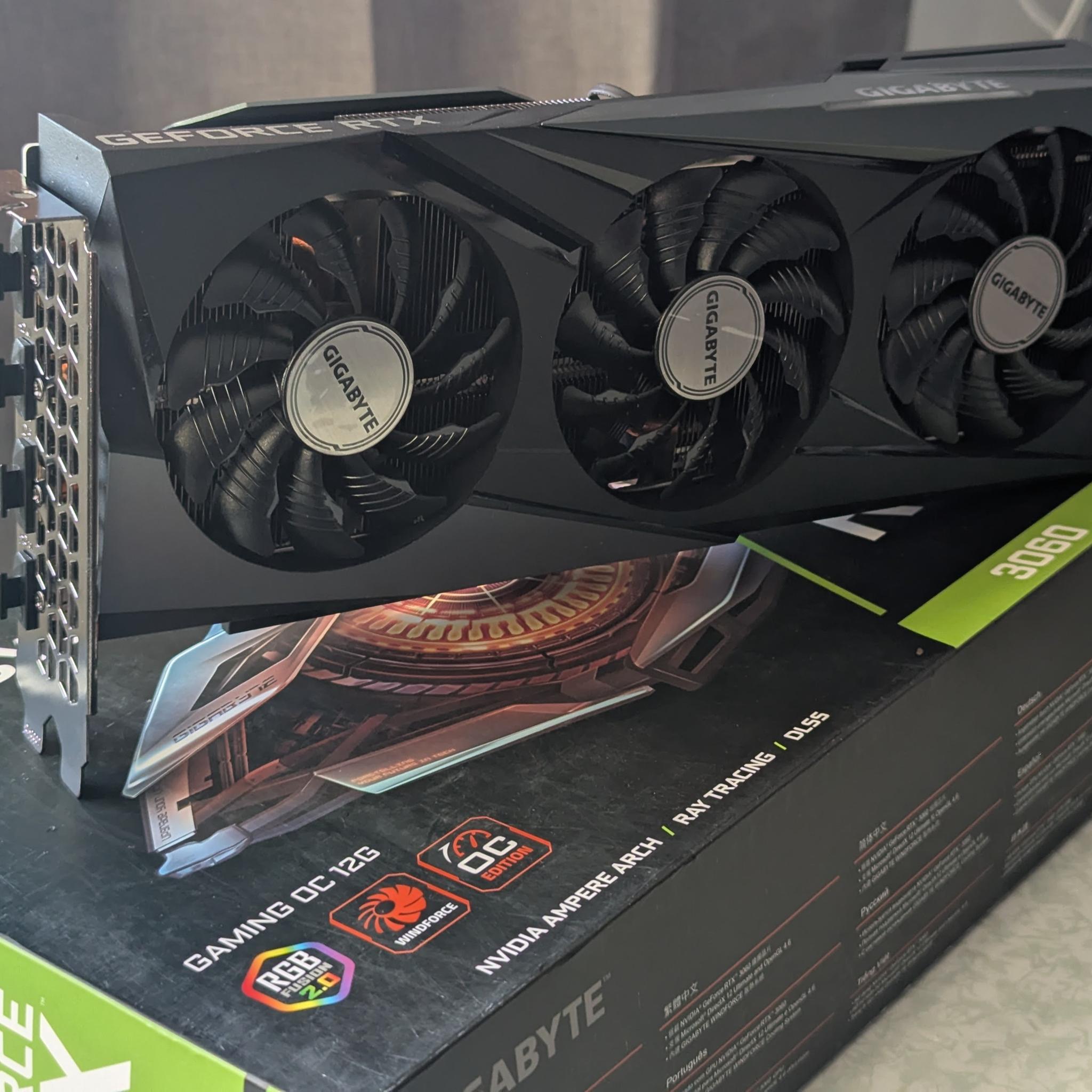 GIGABYTE GeForce RTX 3060 Gaming OC 12GB Graphics Card Open Box