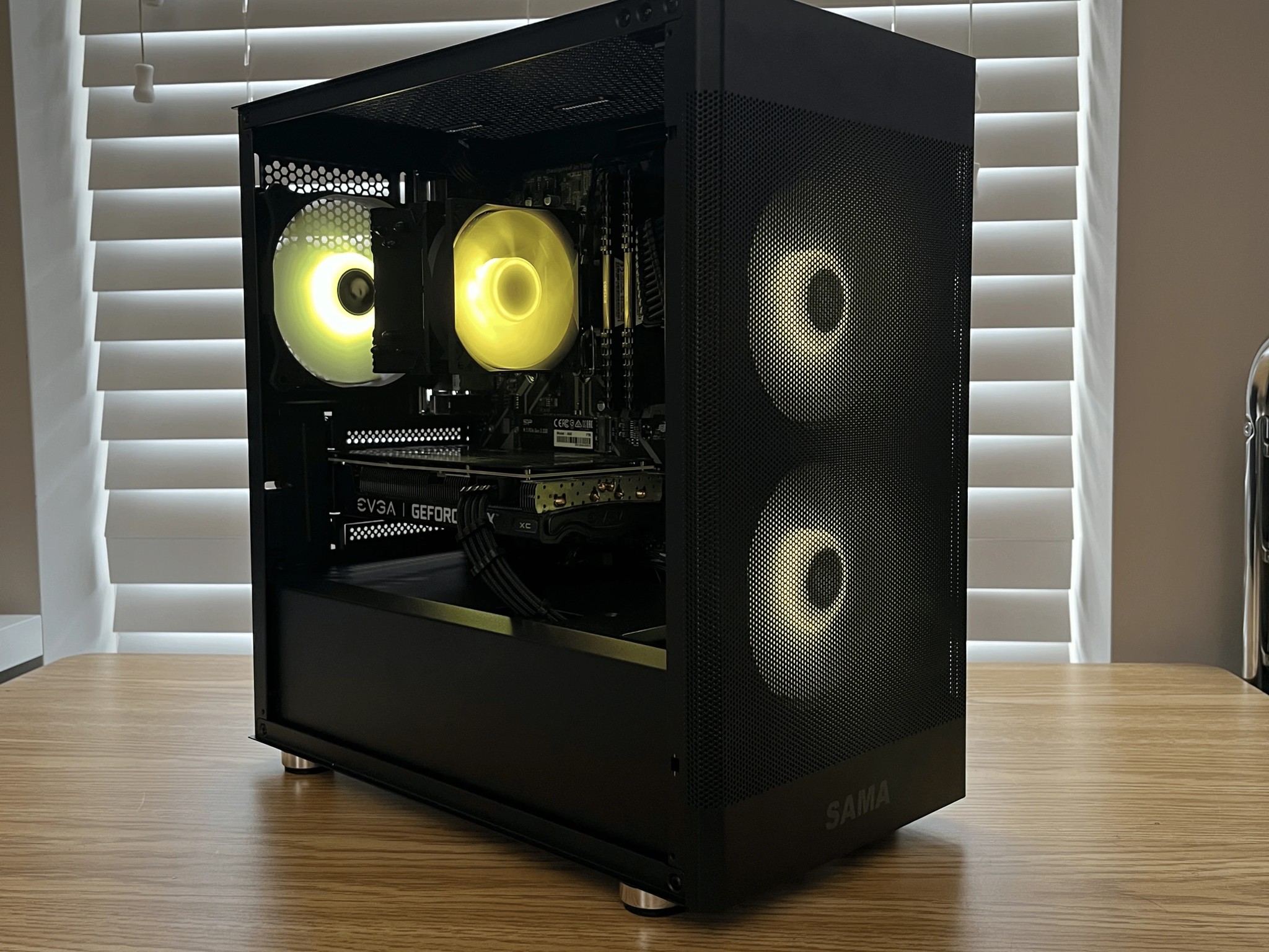 🔥⚫Black RGB Gaming PC | Ryzen 5 3600 | RTX 3060Ti | 32GB DDR4 | WiFi & BT ⚫🔥