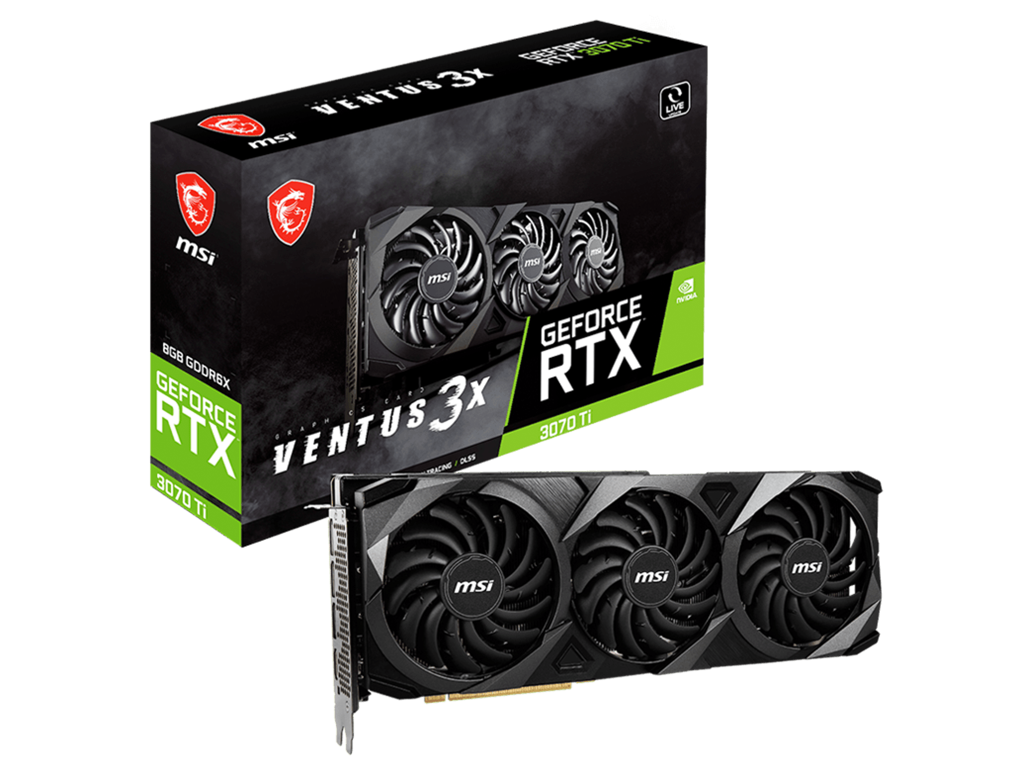 Selling | Used like New | MSI GeForce RTX 3070 Ti VENTUS 3X 8G OC Edition