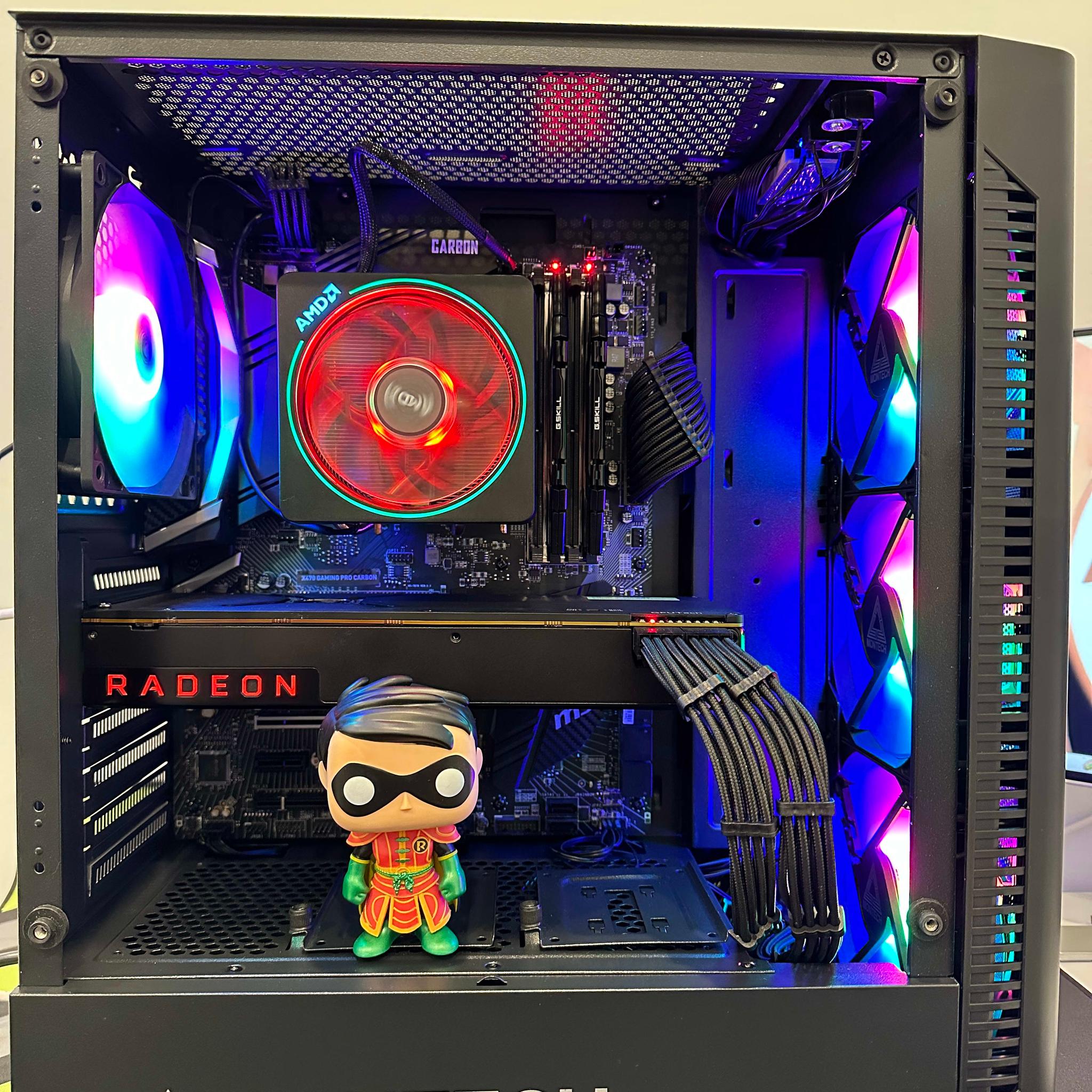 Robin DC || Gaming PC- Ryzen 2700X 8Cores/16 Threads-RX Vega 64 8GB HBM2-16GB DDR4 RAM-1TB WD  SSD