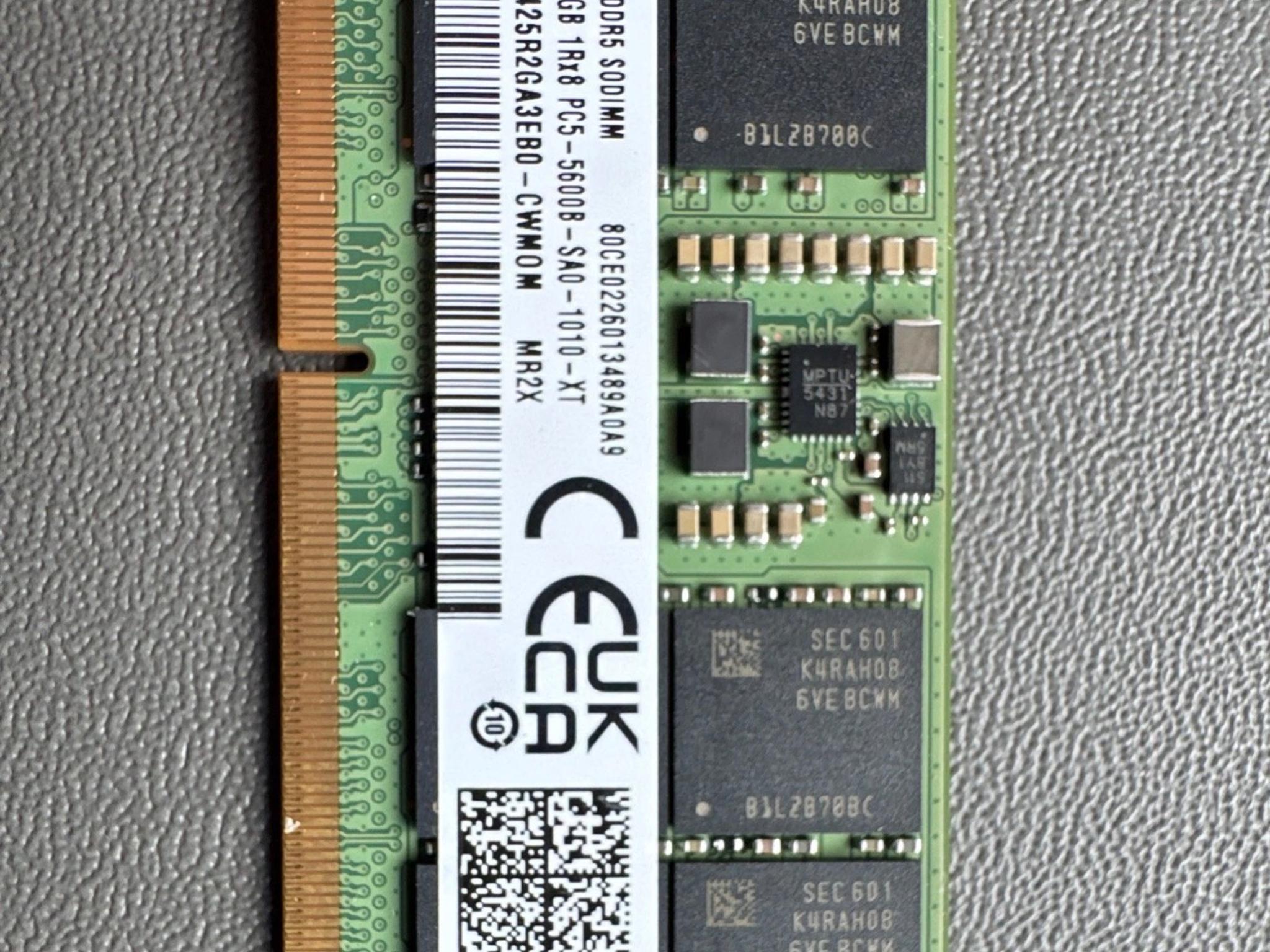 Samsung 32GB (2x16GB) DDR5 5600MHz SODIMM Laptop RAM