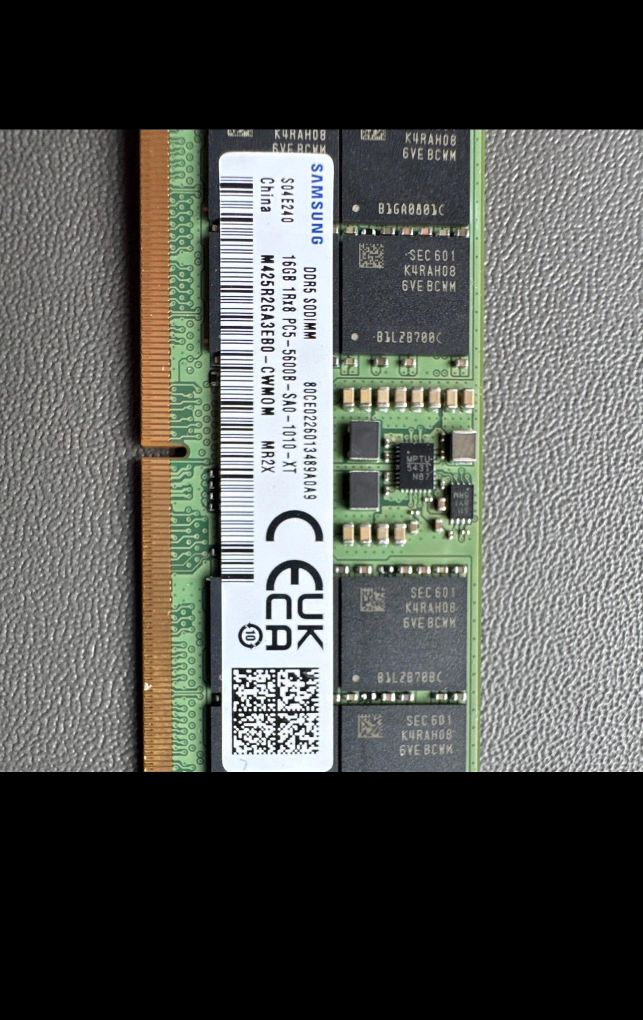 Samsung 32GB (2x16GB) DDR5 5600MHz SODIMM Laptop RAM | Jawa
