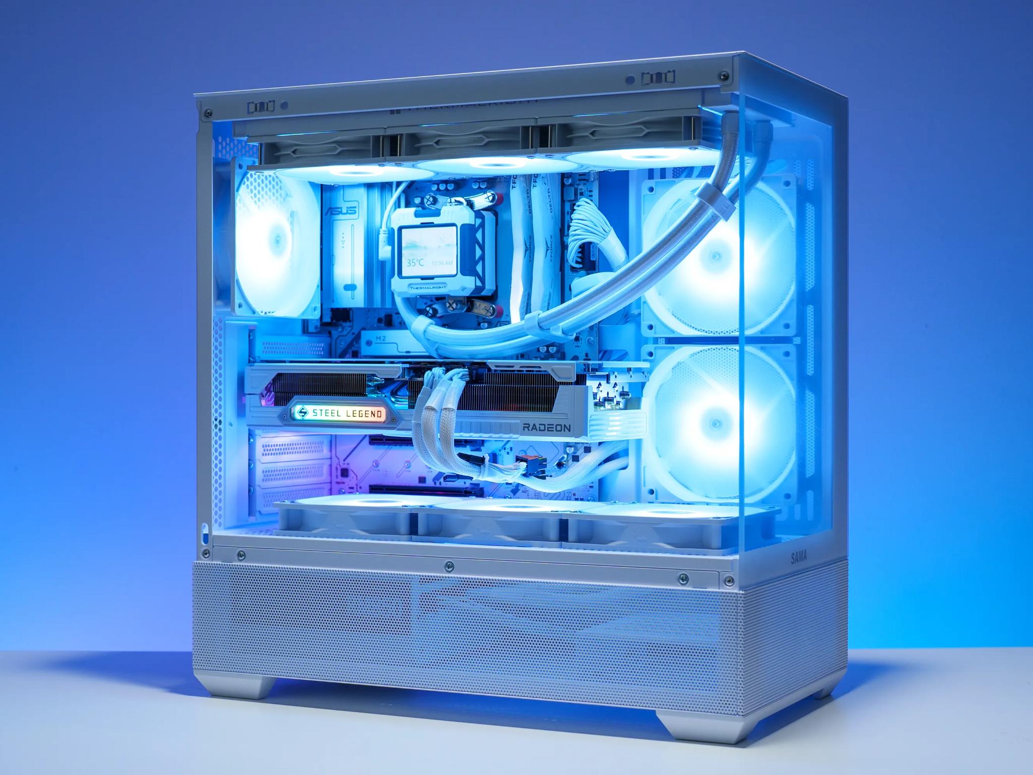 9800X3D/9070 XT All White Gaming PC | 32GB DDR5 | 2TB Samsung m.2 | 360 AIO