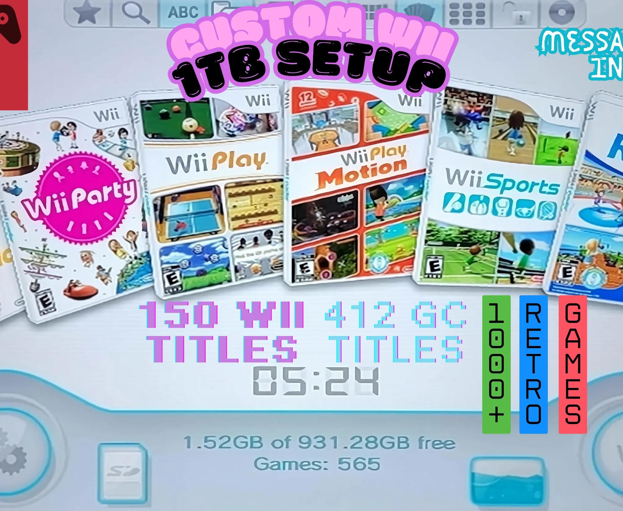 Definitive Custom Wii 1tb Bundle