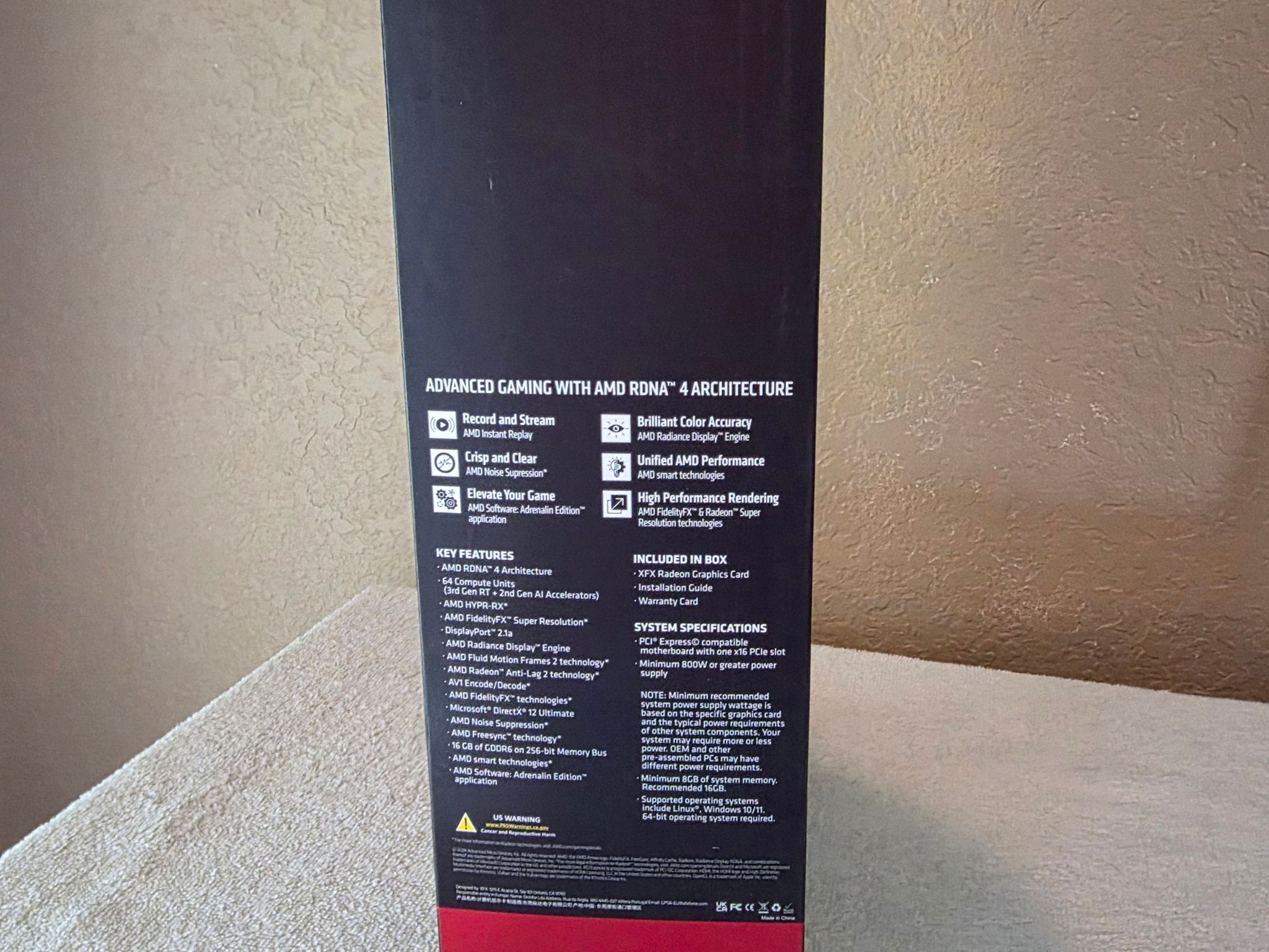 XFX Swift AMD Radeon RX 9070XT Triple Fan Gaming 16GB