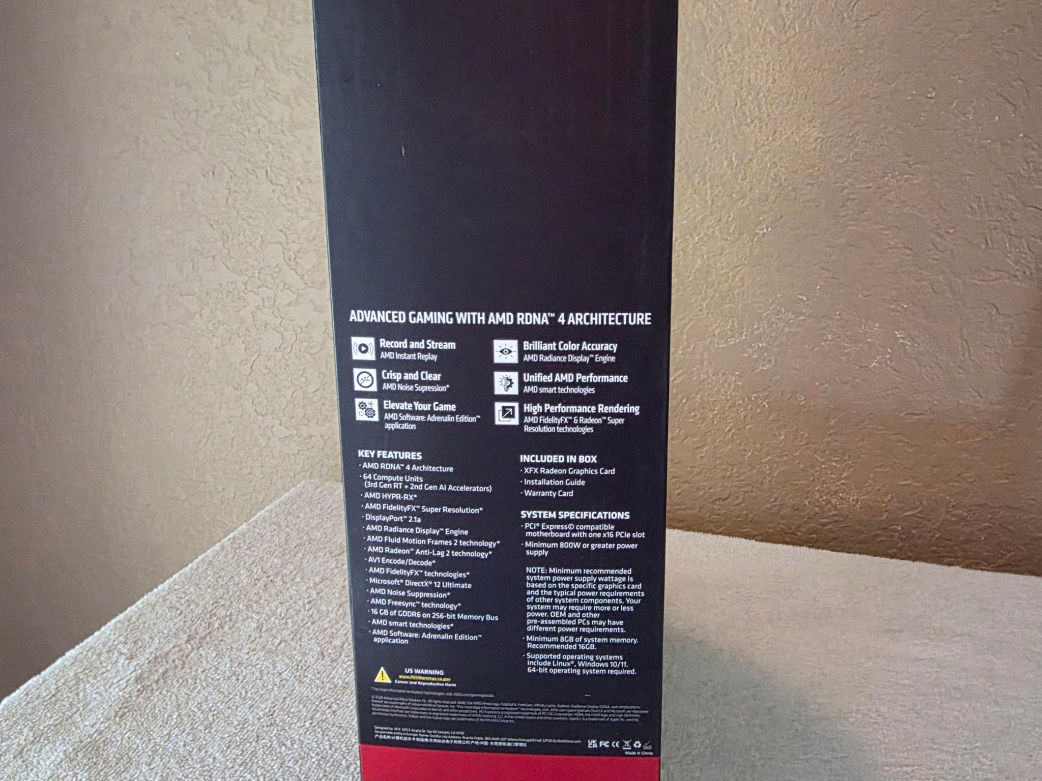 XFX Swift AMD Radeon RX 9070XT Triple Fan Gaming 16GB