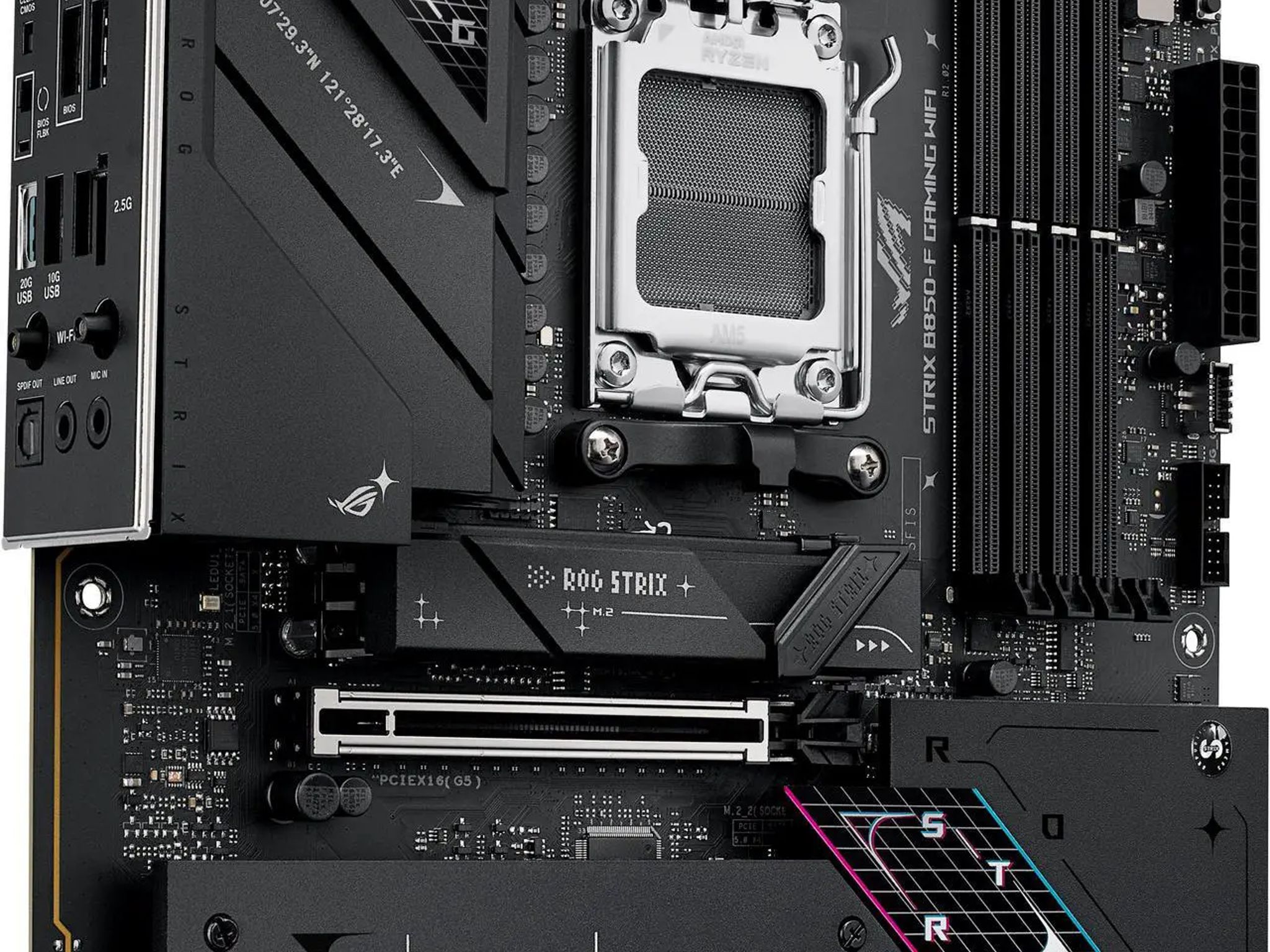 ASUS ROG STRIX B850-F GAMING WIFI AMD AM5 ATX DDR5 Desktop Motherboard