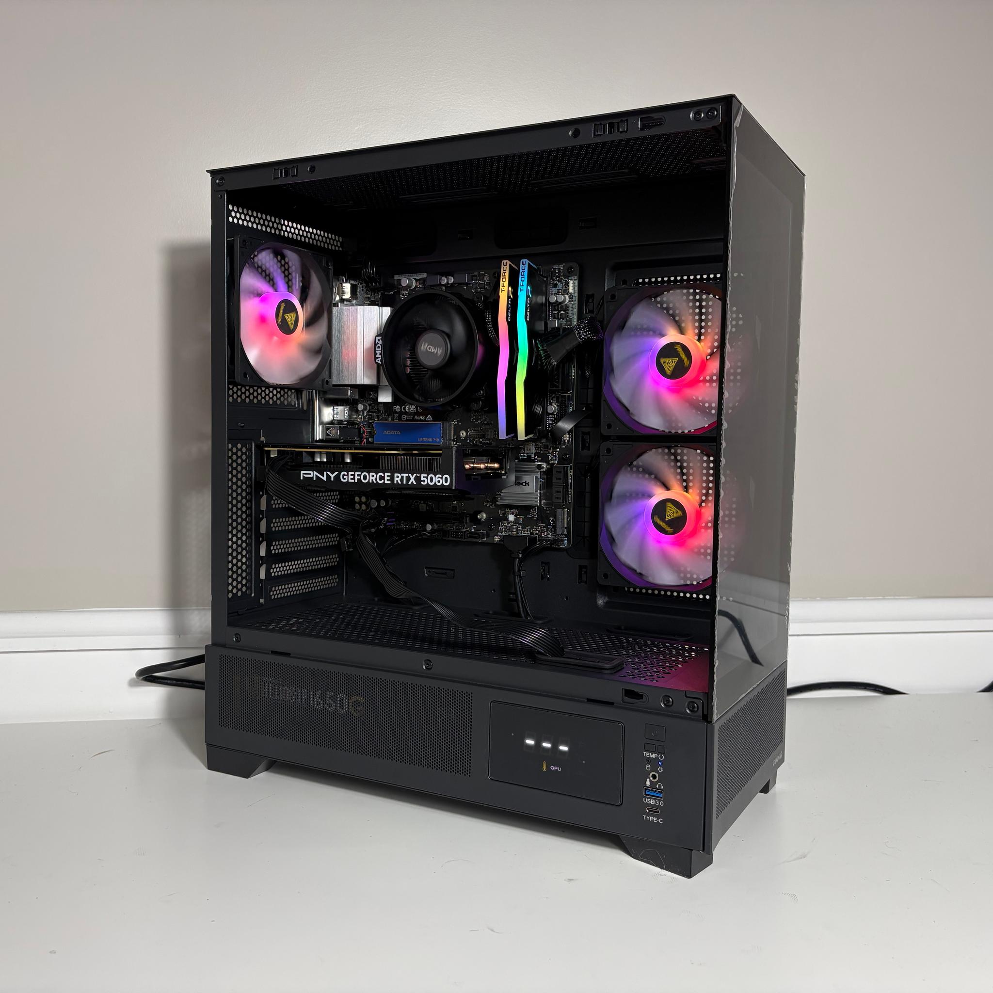 Ember Gaming PC - Ryzen 5 5500, RTX 5060 8GB, 512GB SSD, 16GB Ram