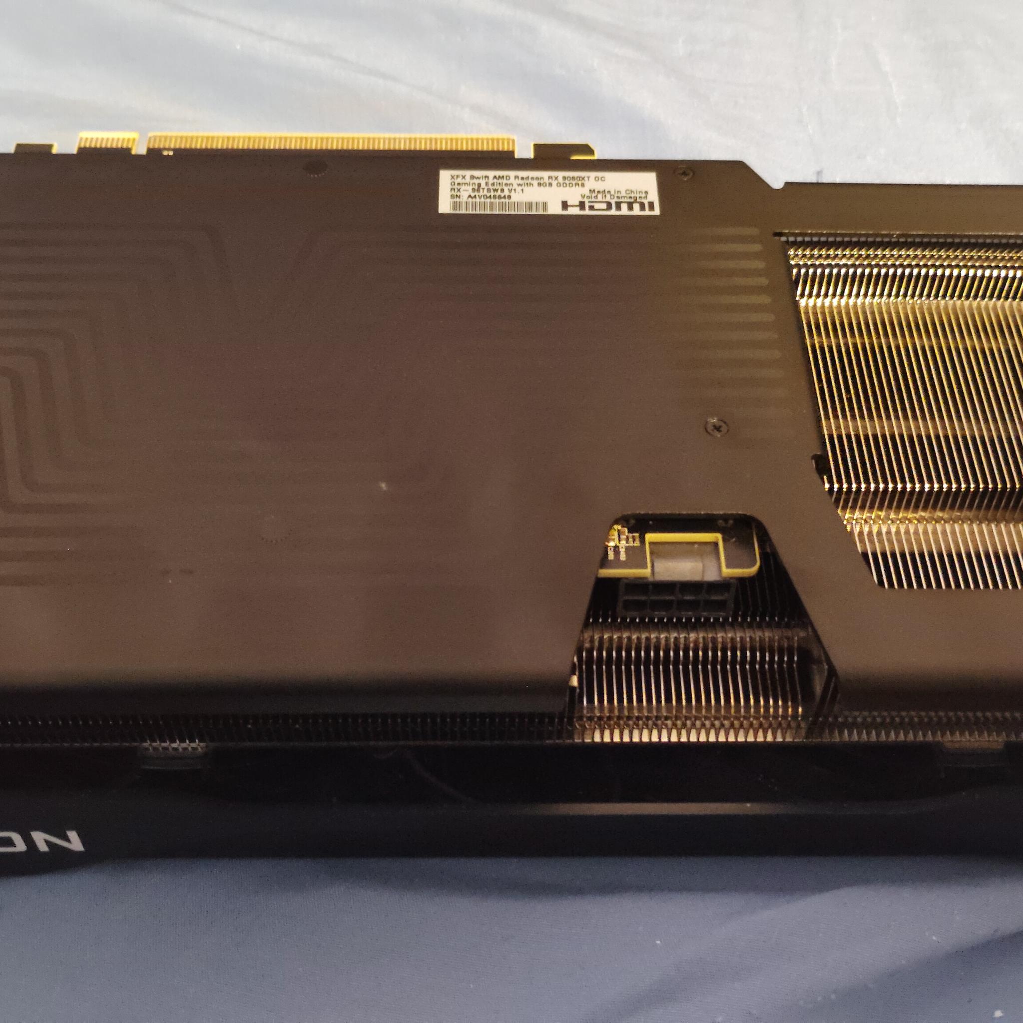 XFX Swift AMD Radeon RX 9060XT OC 8 GB Video Card - Like New w/ warranty!