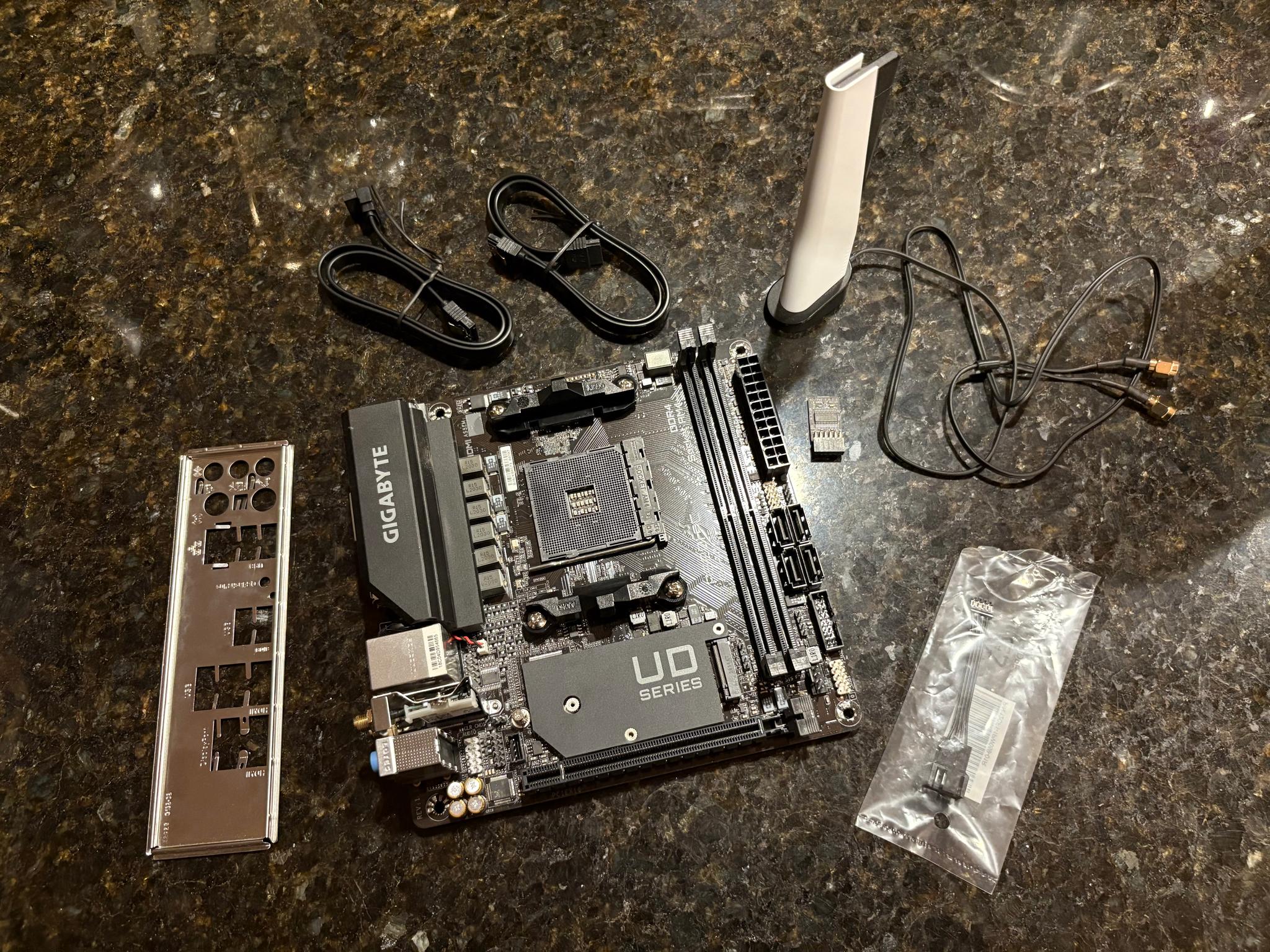 Gigabyte A520I AC AMD AM4 Mini-ITX Motherboard + TPM 2.0 Chip