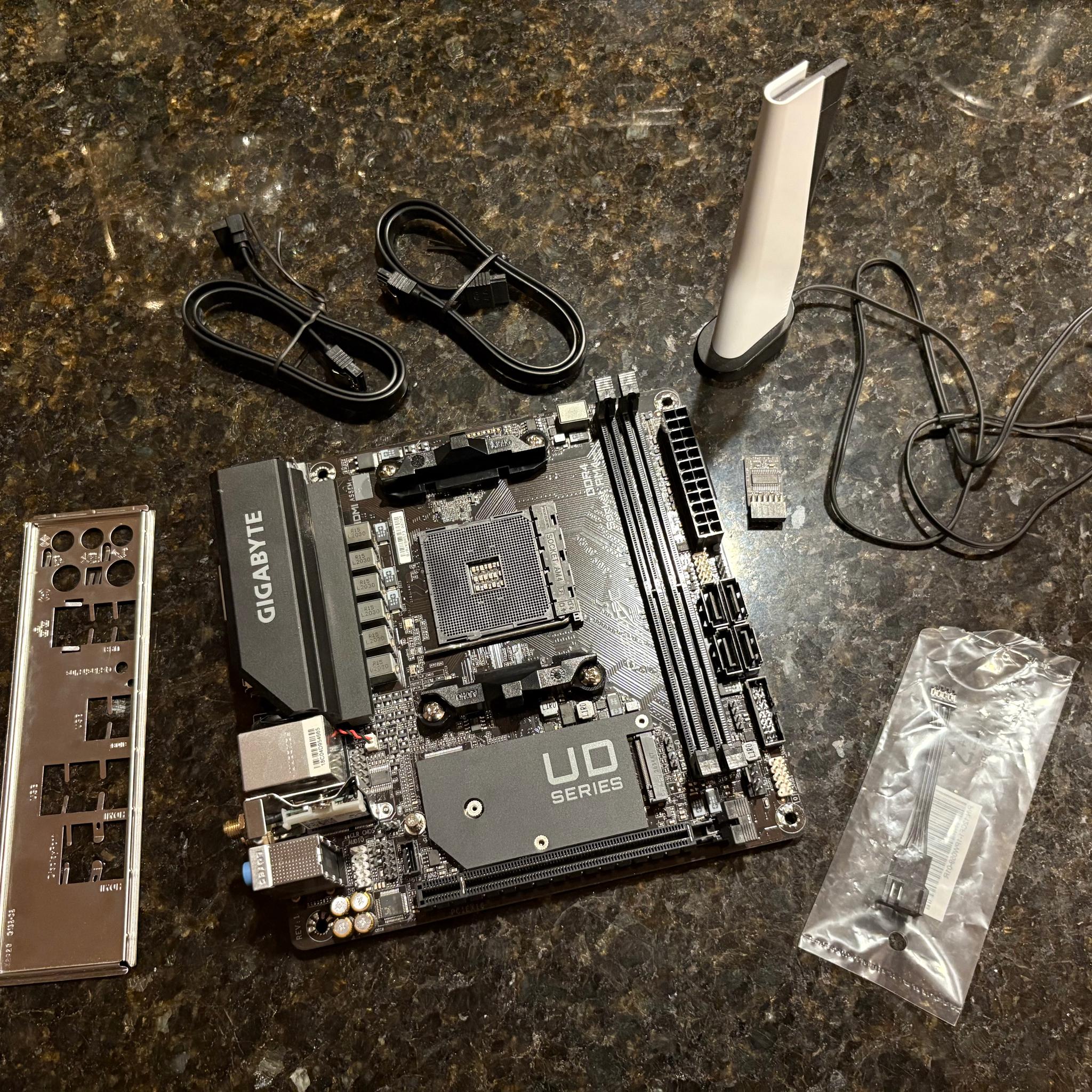 Gigabyte A520I AC AMD AM4 Mini-ITX Motherboard + TPM 2.0 Chip