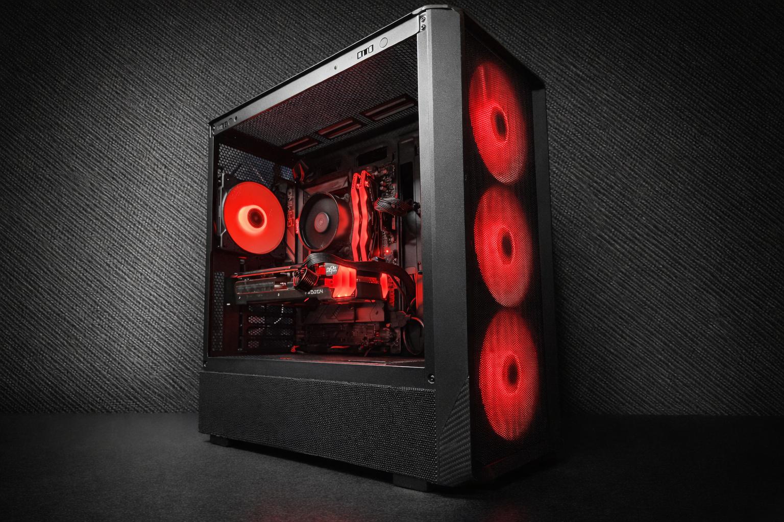 🖤⚡ G CARBON 8566 ⚡🖤| Ryzen 5 8500G| RX 6600XT | 1.5 TB NVMe| 16 GB DDR5| 650W PSU