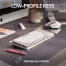 Logitech MX Mechanical Mini Wireless Illuminated Keyboard, Low-Profile Switches, Tactile Quiet Keys,