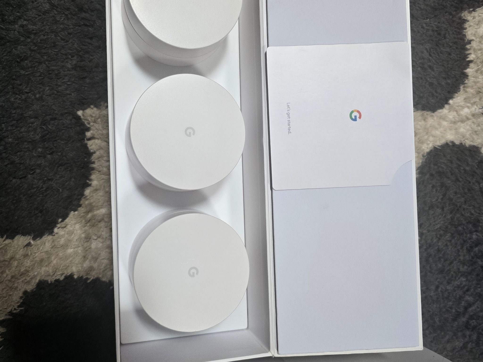 Google Wifi - AC1200 - Mesh WiFi System - Wifi Router - 4500 Sq Ft Coverage - 3 pack