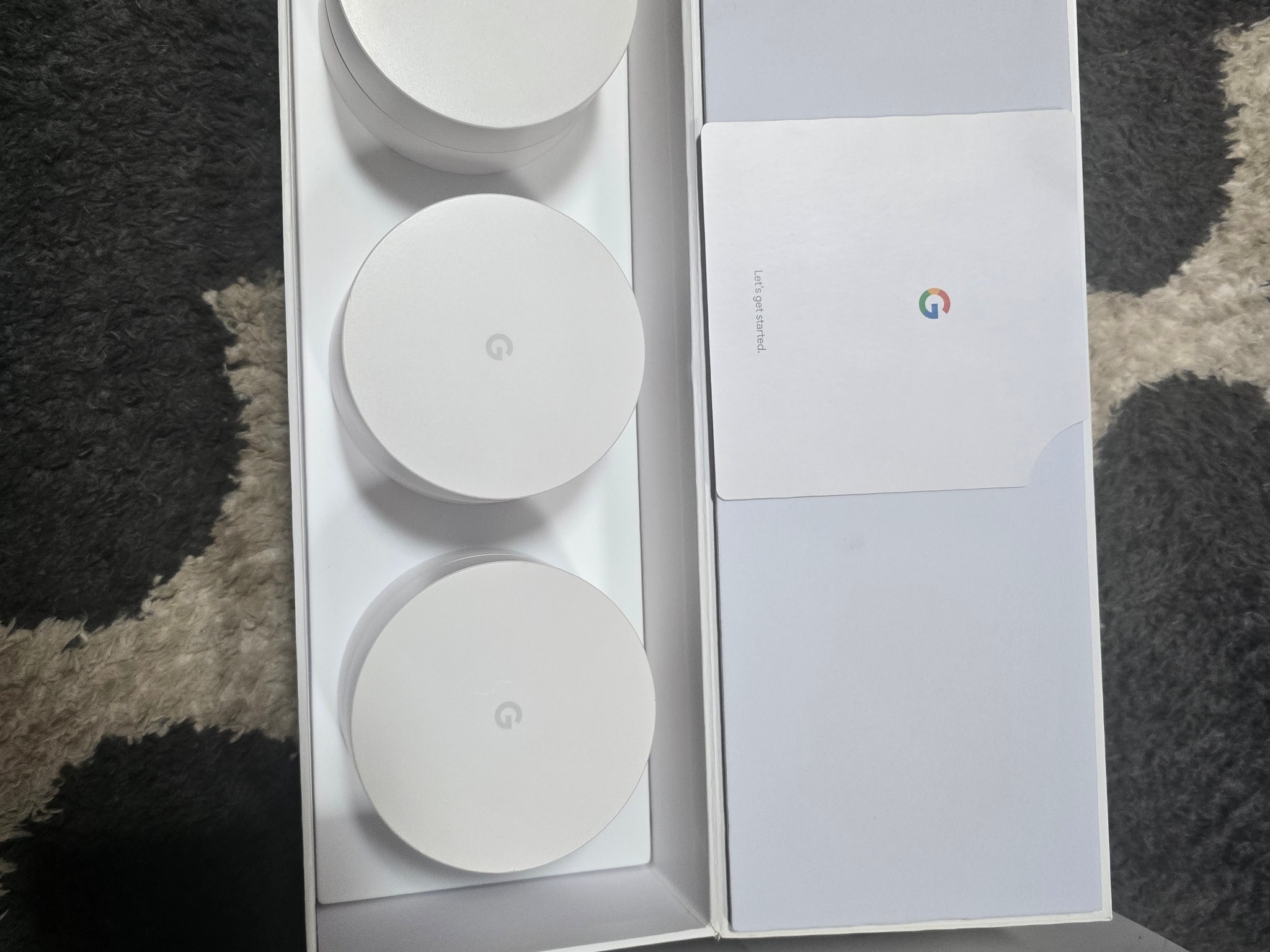 Google Wifi - AC1200 - Mesh WiFi System - Wifi Router - 4500 Sq Ft Coverage - 3 pack
