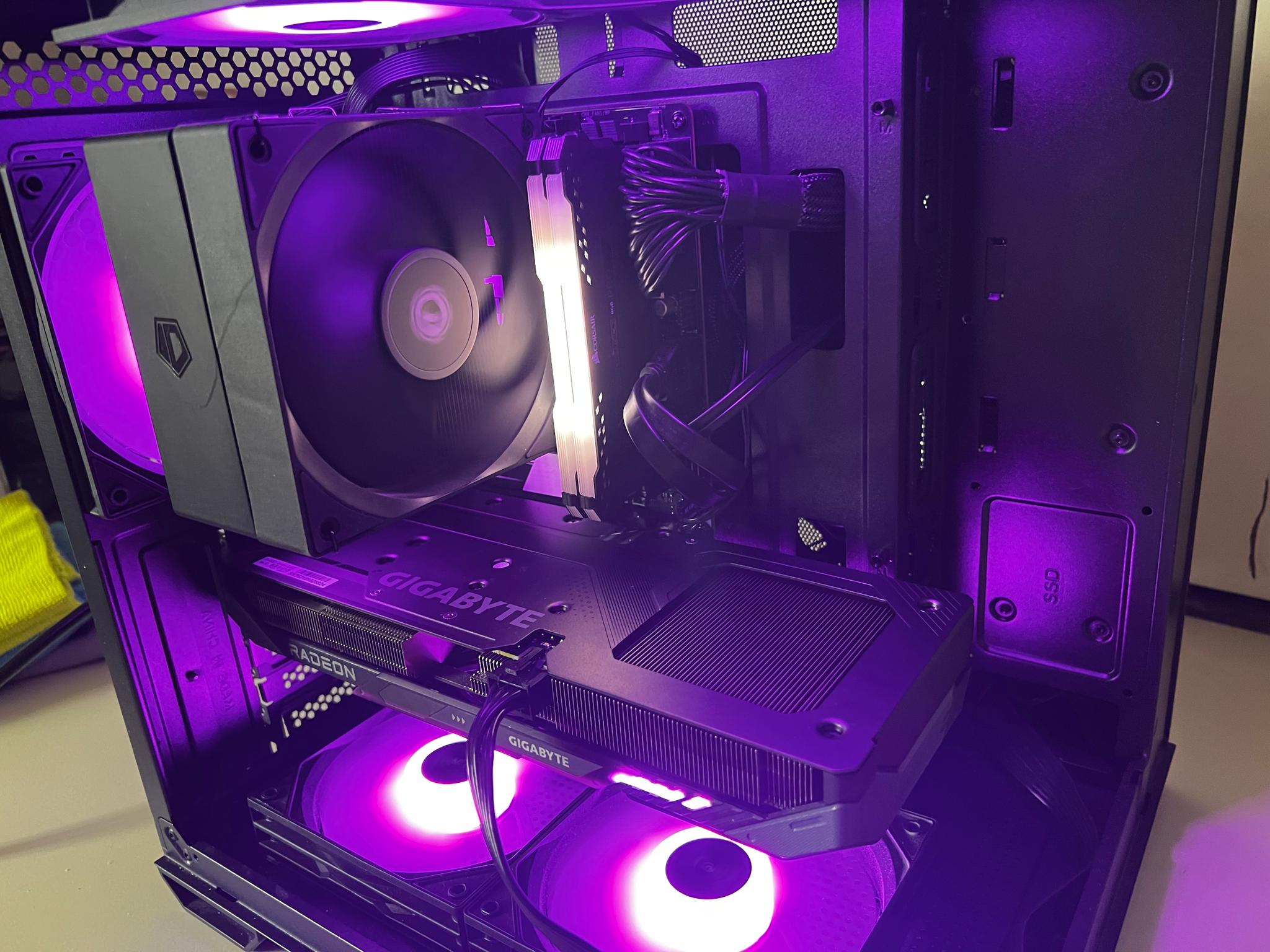 MYSTIC 🌑 | 🖥 Intel i5-12600K, RX 9060 XT, 1TB Nvme , 16GB RGB DDR4 | Black RGB Gaming PC