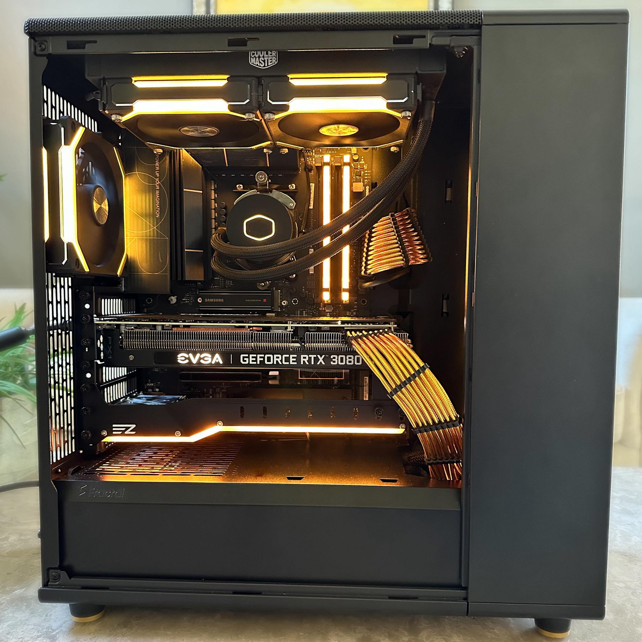 RTX 3080 Ti| Ryzen 9 5900X, 32Gb ram, 2TB, Go Mesh Panel or Glass both are included.