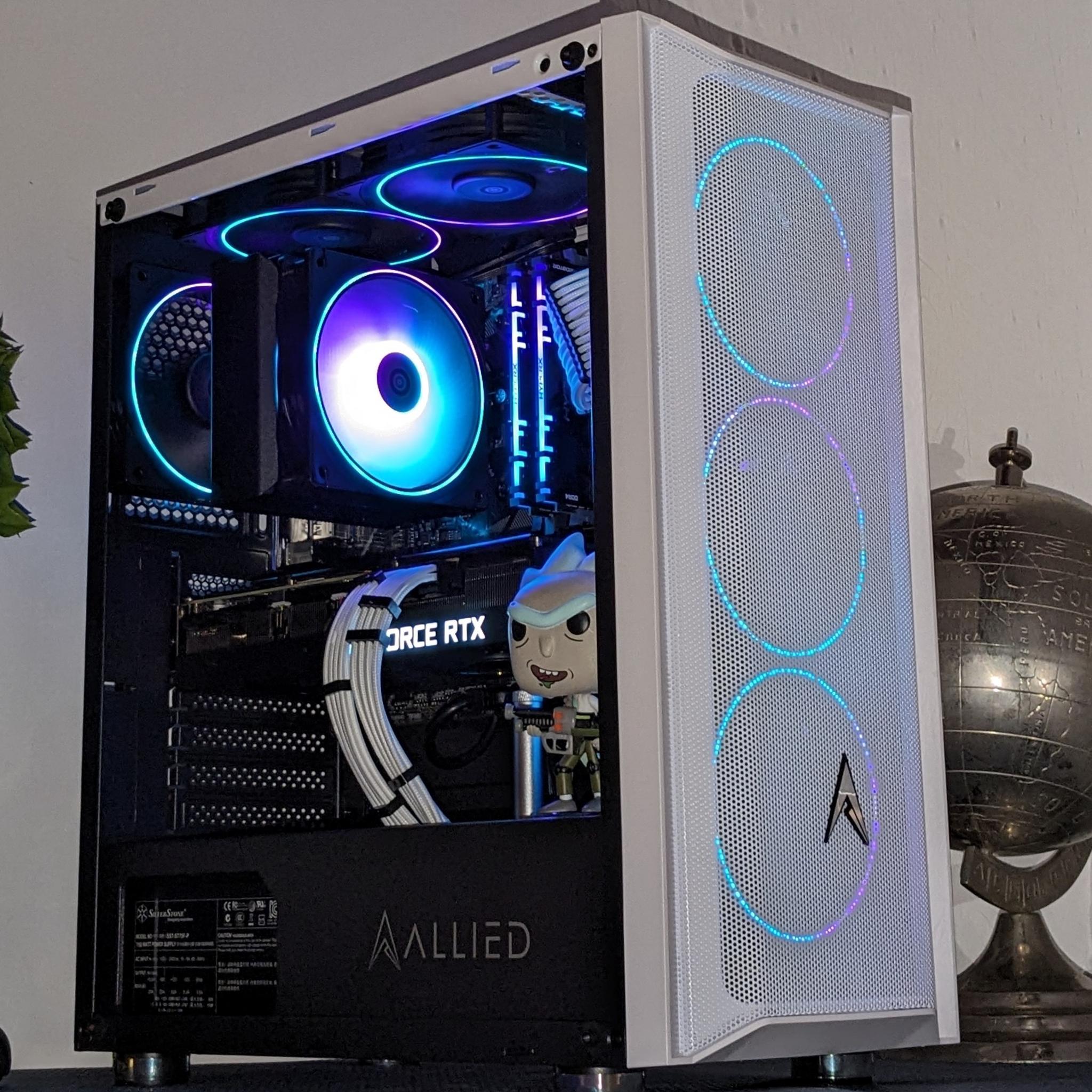 ⚪️⚫️ 🪐 “6-Rings" Ryzen Pro Gaming PC 🧪 RTX 3080🧪 Ryzen 7🧪1TB 🧪Windows 11