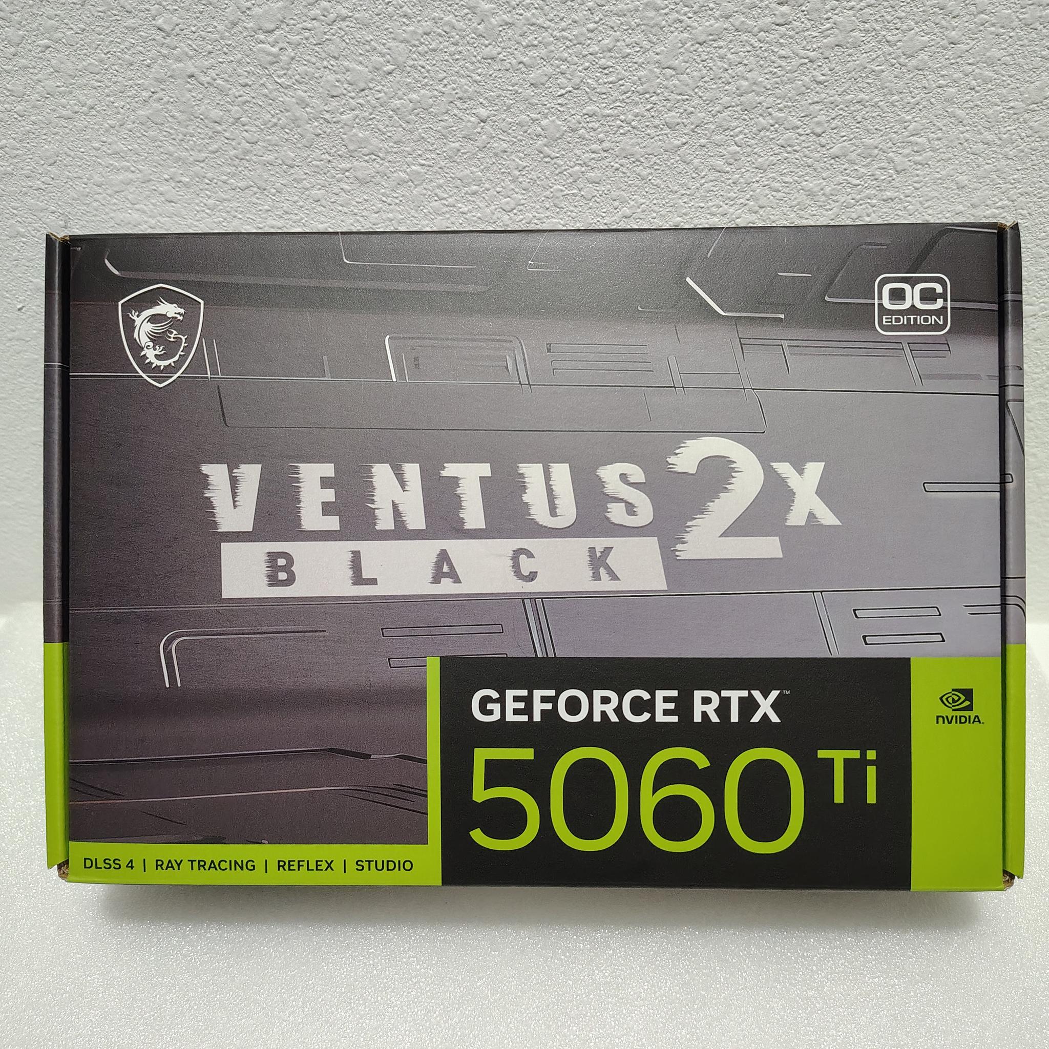 5060 Ti 16 GB - MSI VENTUS 2X OC BLACK