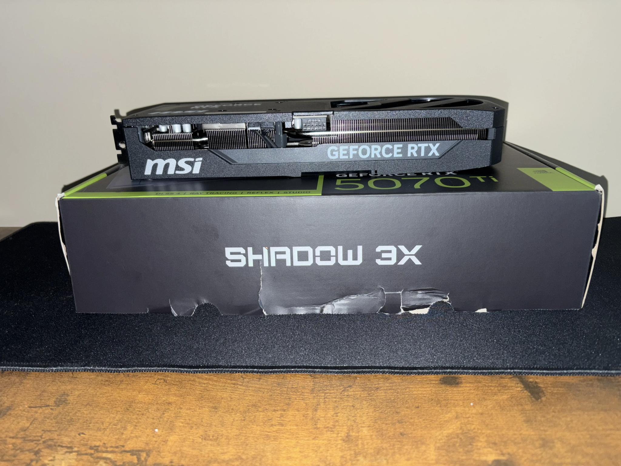 MSI GeForce RTX 5070 Ti 16G SHADOW 3X