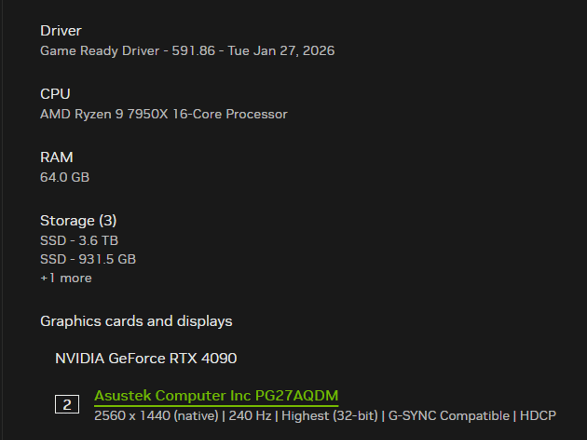 Ultimate Gaming PC Build: RTX 4090 - 7950x - 6Tb NVME SSD - 64Gb DDR5