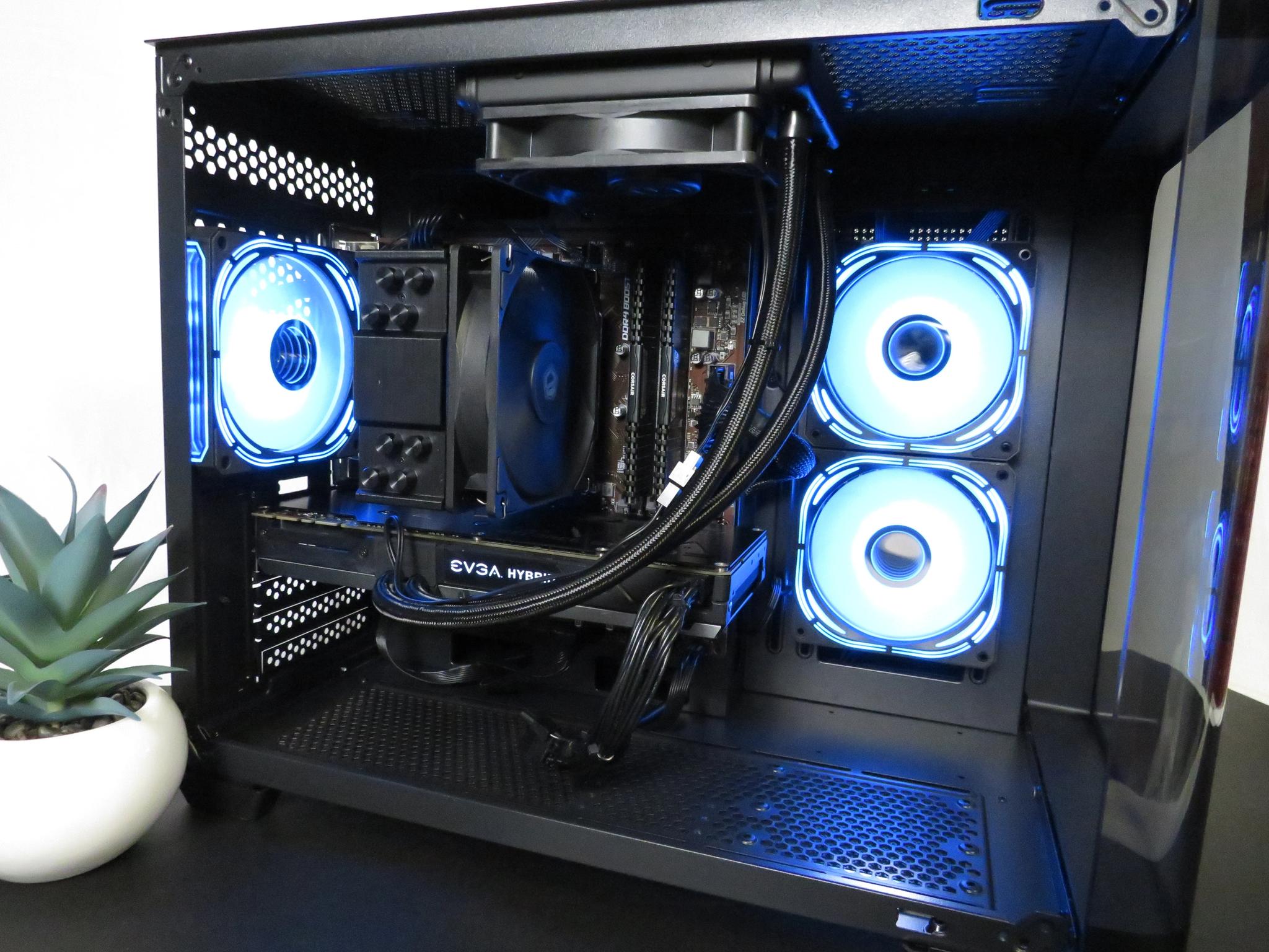 Water cooled GPU! Ryzen 5 3600 + EVGA Hybrid GTX 1080 + 16 GB DDR4 + 1TB NVME