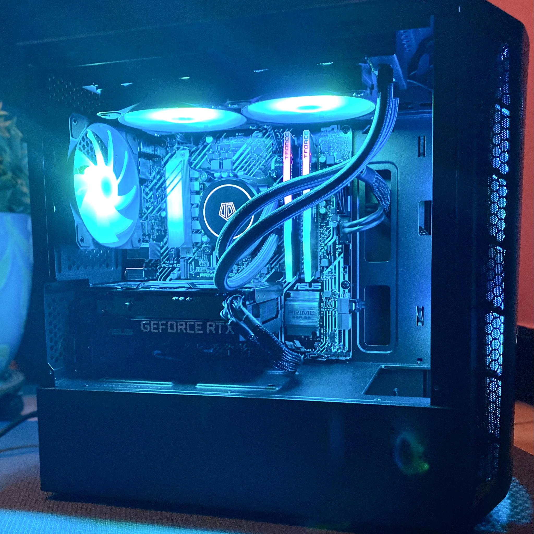 “Dark Comet” Intel 10105F (Comet ☄️ Lake)| RTX 3050| 16GB TFoRce RGB DDR4| NVMe/SSD=1TB | Windows 11