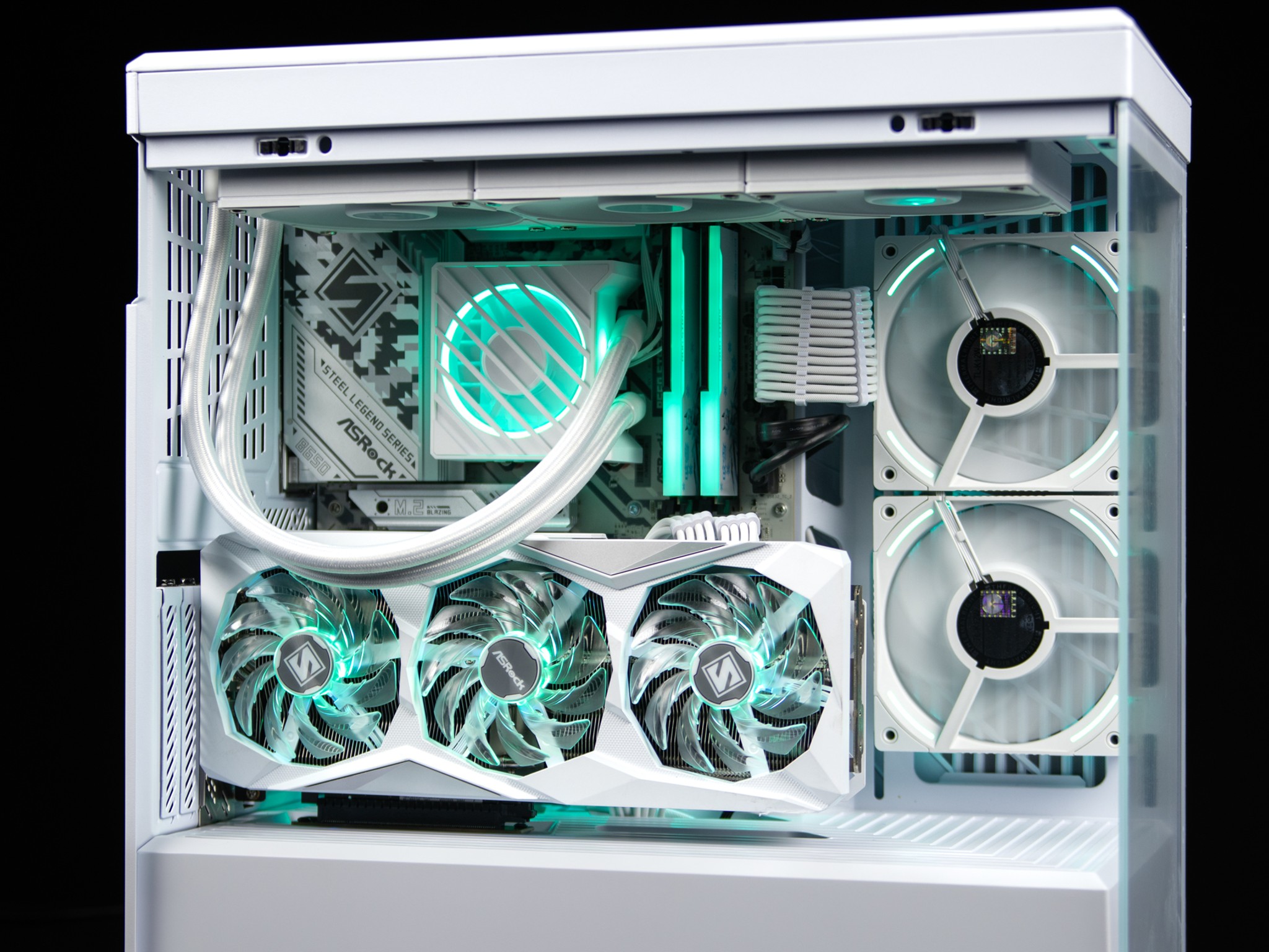 “Ghosthue” RX 7900 GRE Ryzen 7 7700 32GB Windows 11 2TB Workstation Gaming PC