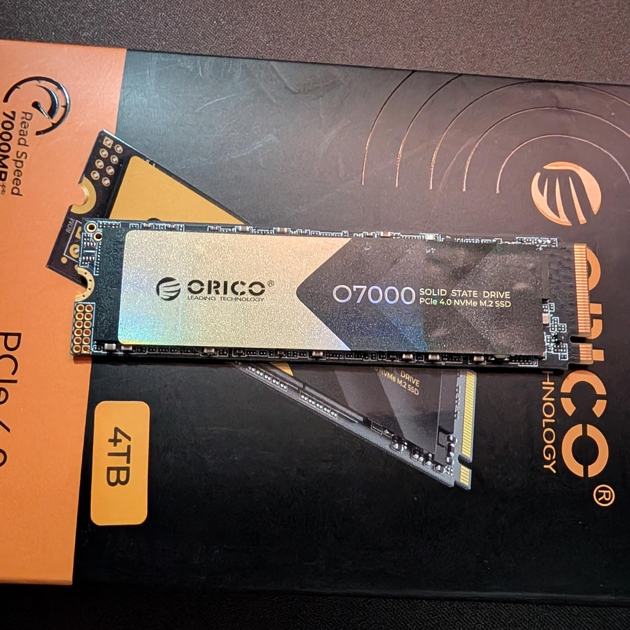 Orico O7000 4TB M.2 PCIe 4.0 NVMe SSD