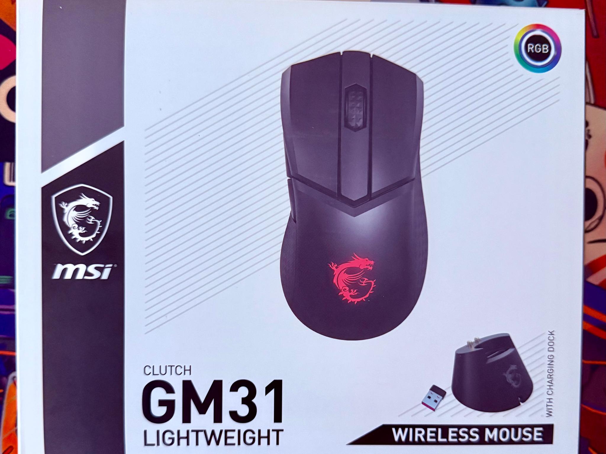 Wireless RGB Gaming Mice Bundle | MSI Clutch GM31 + CoolerMaster MM731