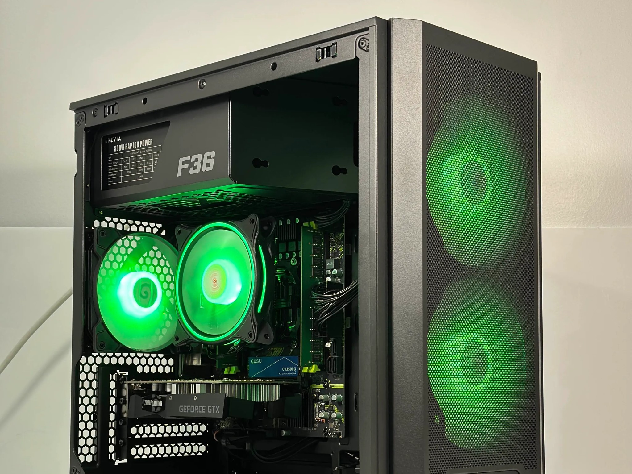 Intel i7 6 Core | GeForce GTX 1650 | 16GB RAM | 512GB SSD | WIFI | 1080p Black Gaming PC