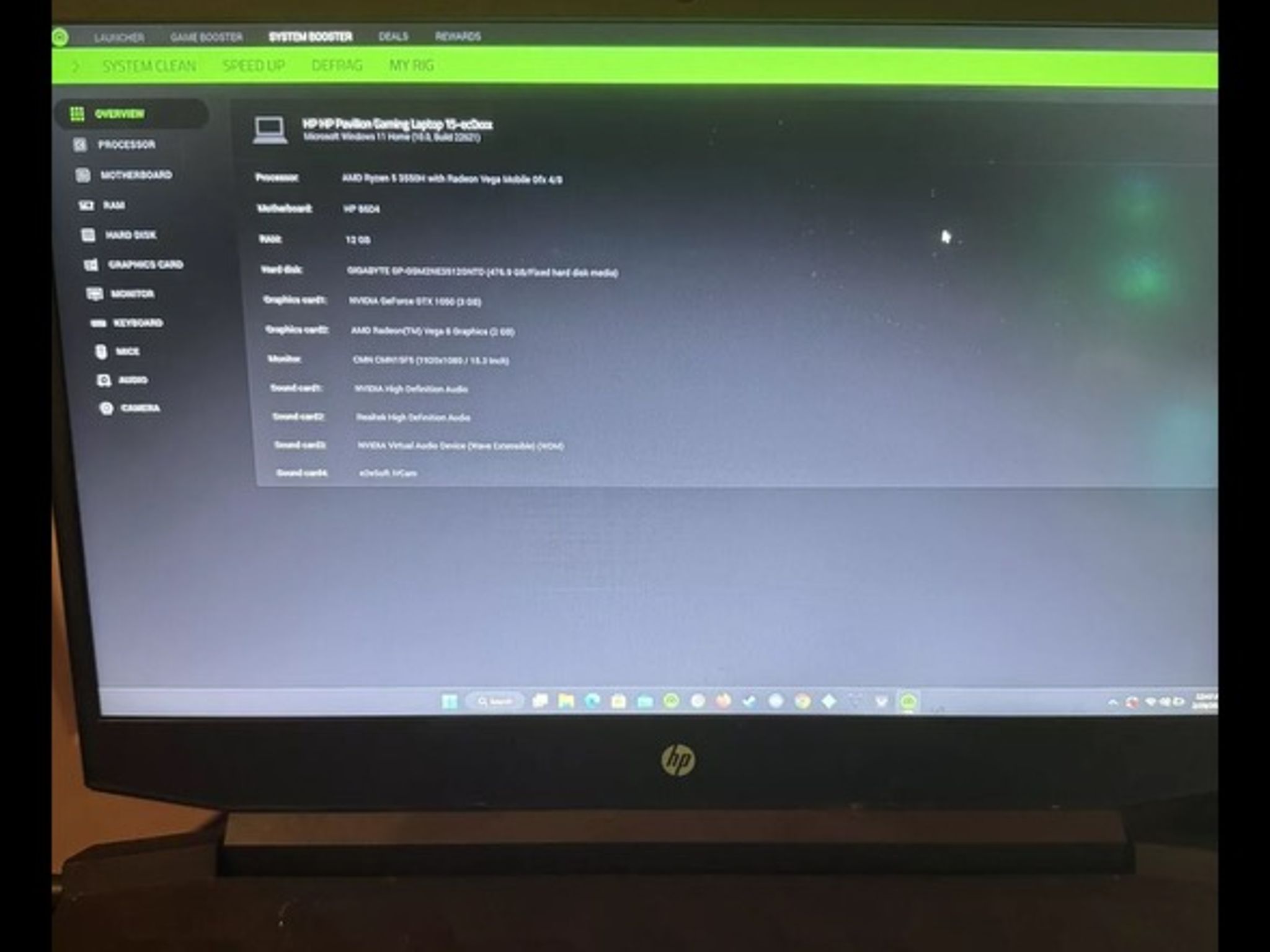 HP Pavillion gaming laptop|Ryzen 5 3550H|GTX1050|