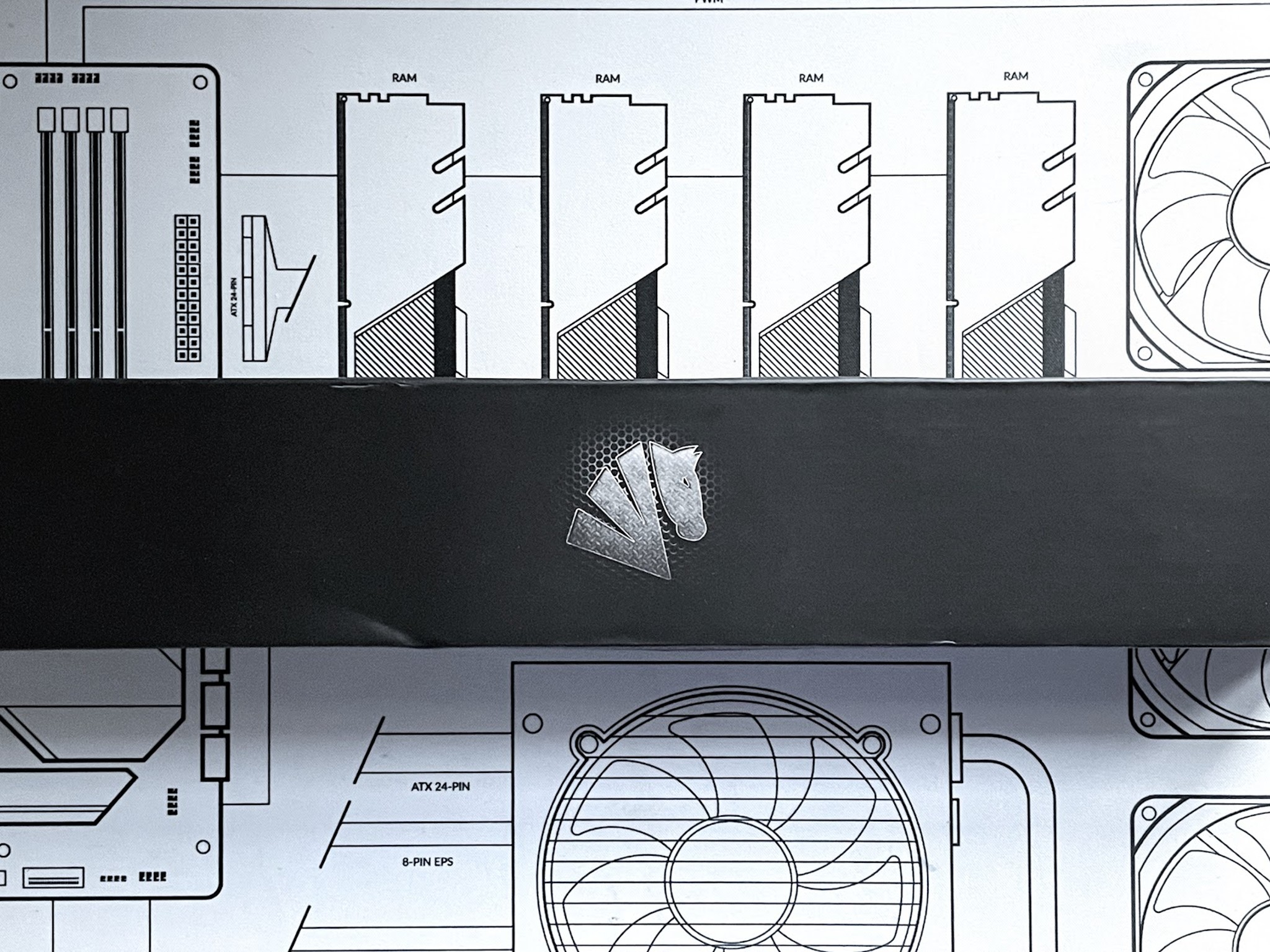 AsiaHorse 16AWG PSU Cable Extensions - Black