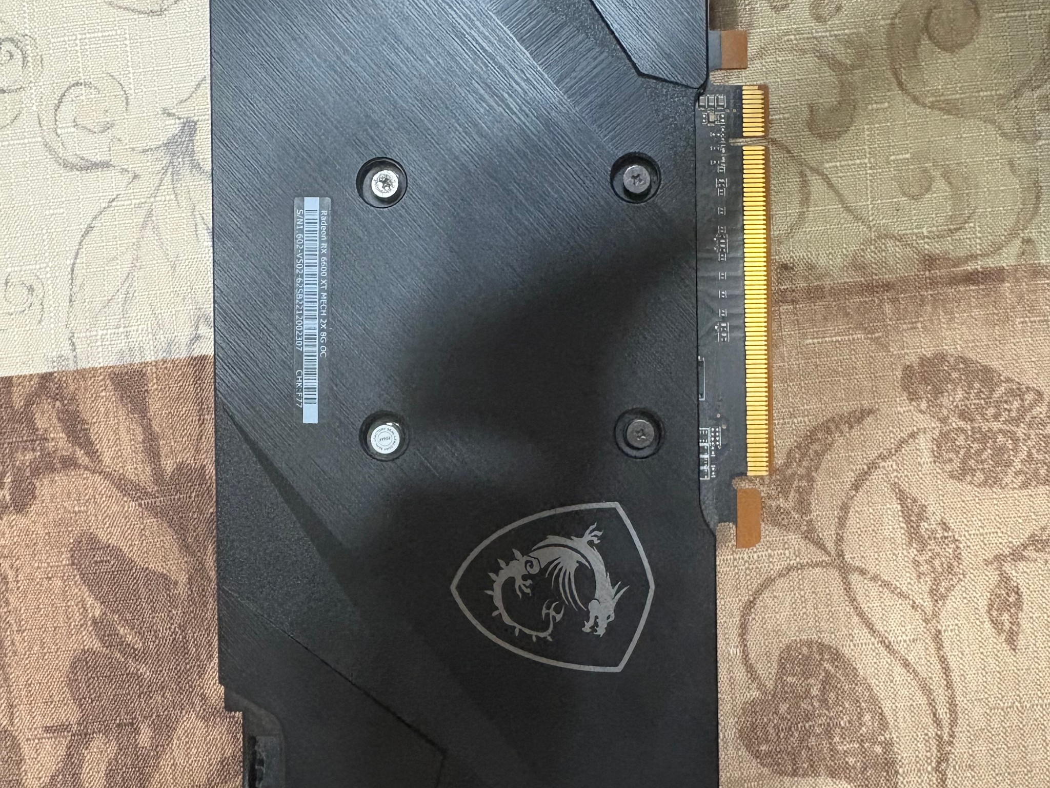 MSI Radeon RX 6600 XT MECH 2X 8G OCV1