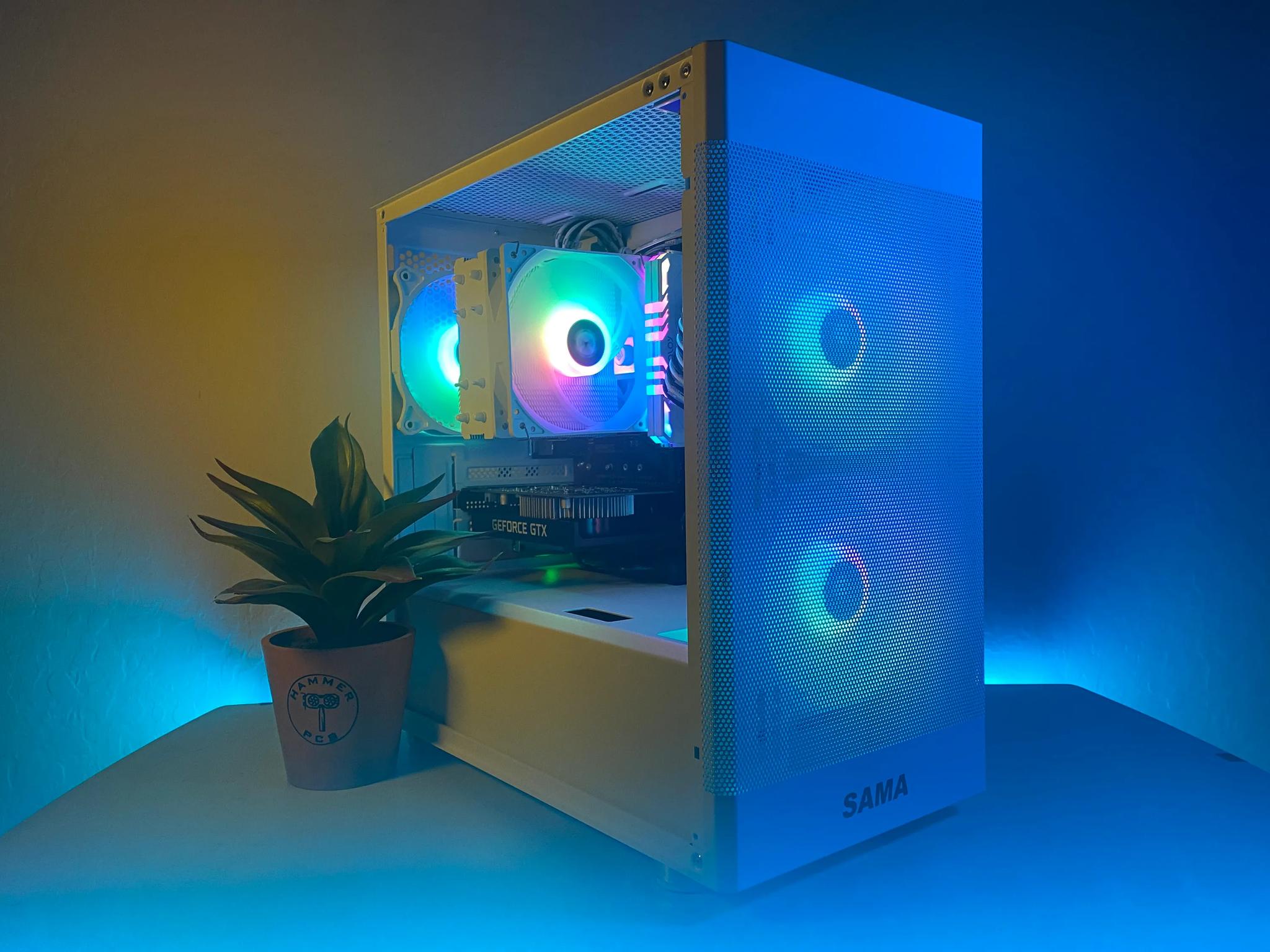 ❄️ FAST Custom Built White/RGB Gaming Computer ❄️| Windows 11 | Great for gaming!