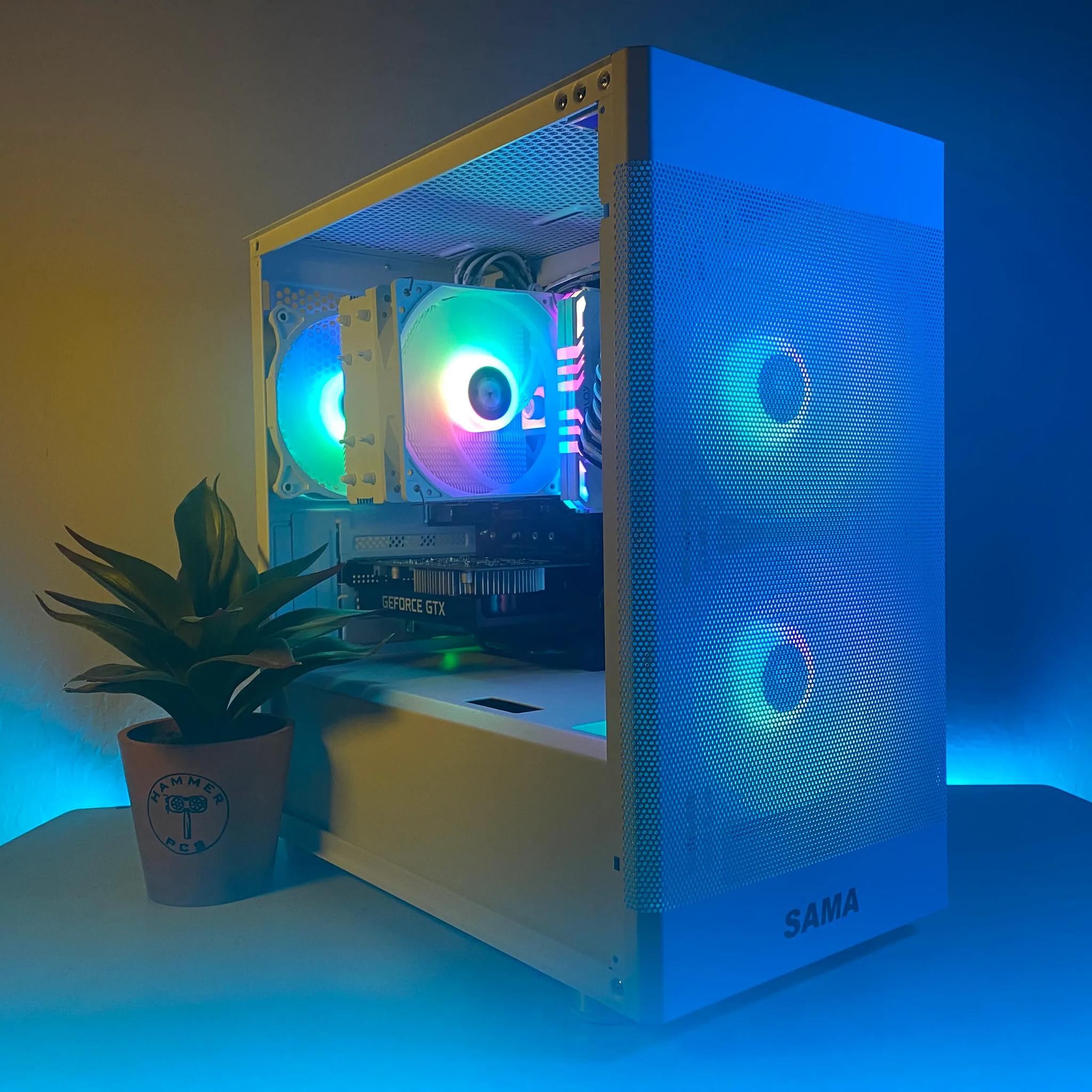 ❄️ FAST Custom Built White/RGB Gaming Computer ❄️| Windows 11 | Great for gaming!
